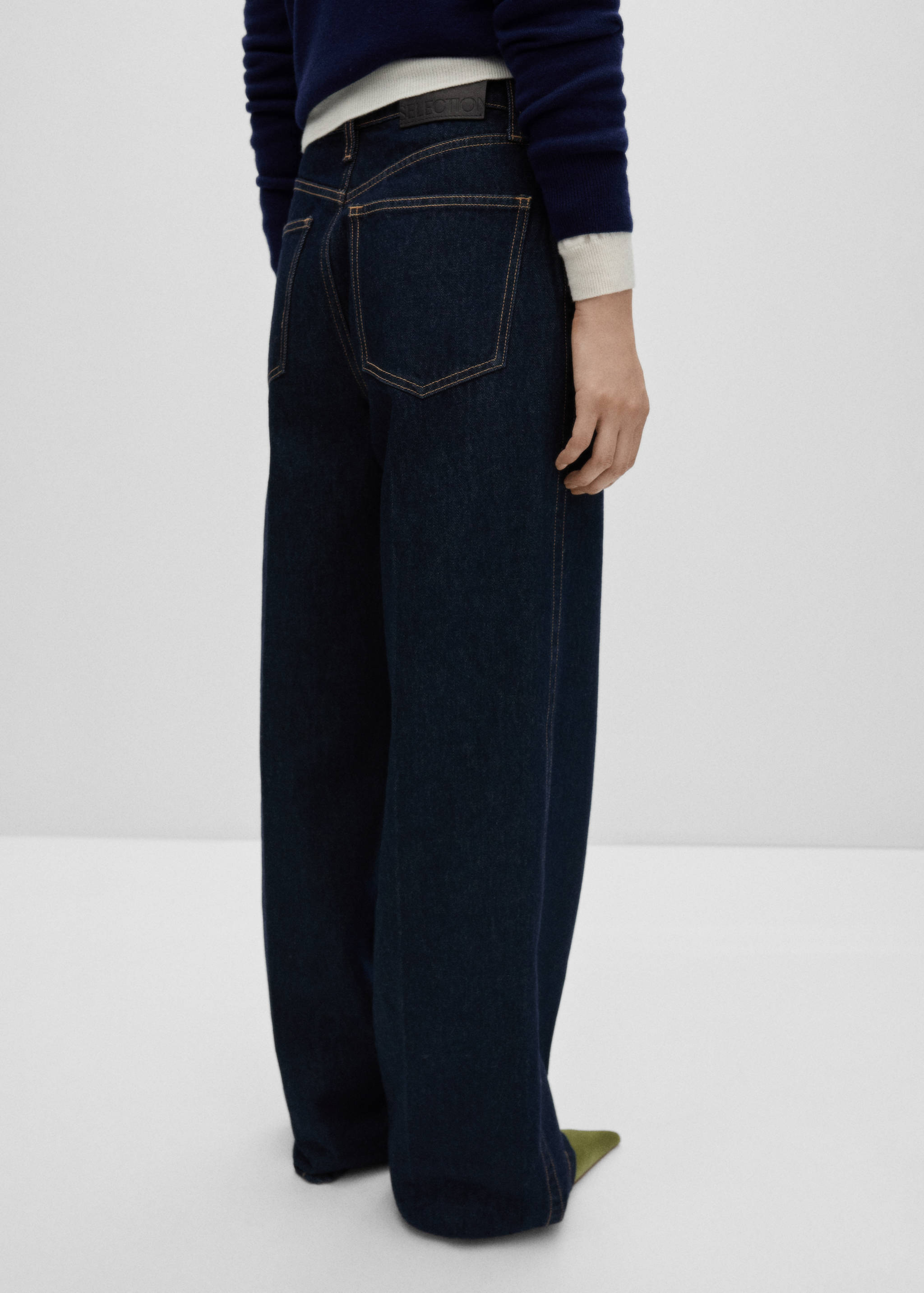 Jeans wide leg rinse wash - Detalle del artículo 2