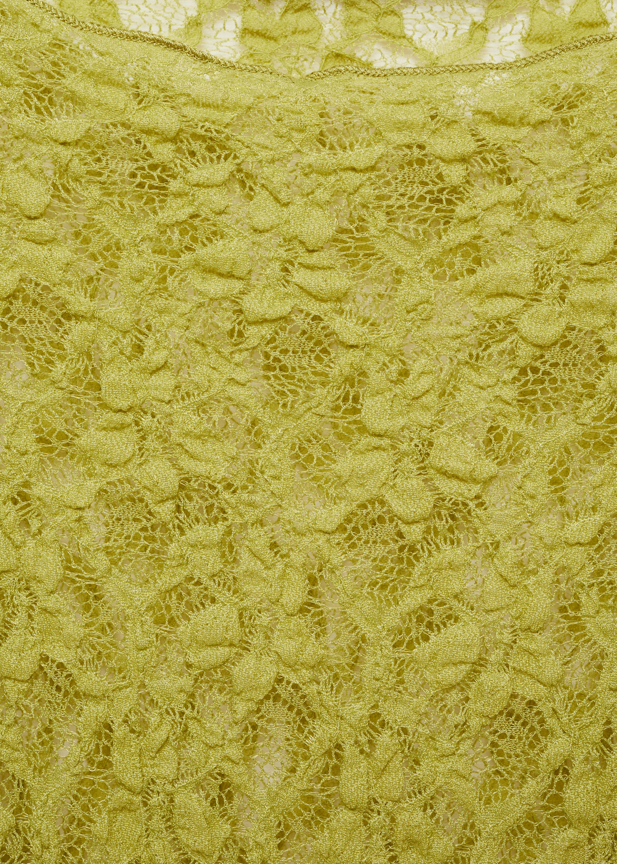 Кружевной лонгслив с круглой горловиной - Деталь изделия 8