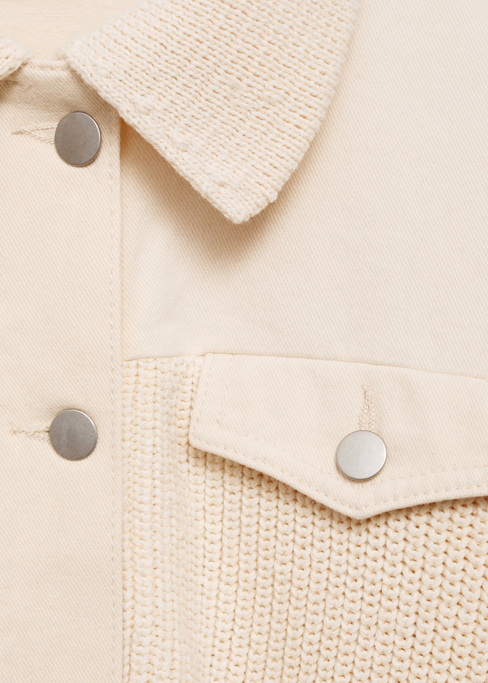 Комбинированная куртка из трикотажа - Деталь изделия 8