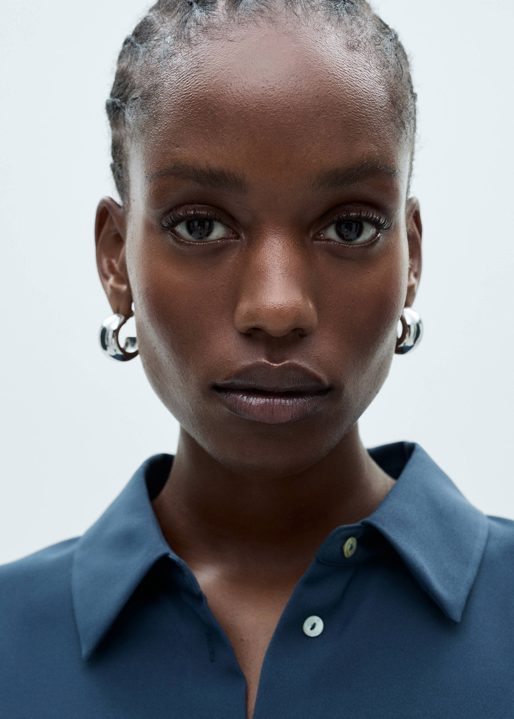 Long jumpsuit with lacing - Details of the article 4