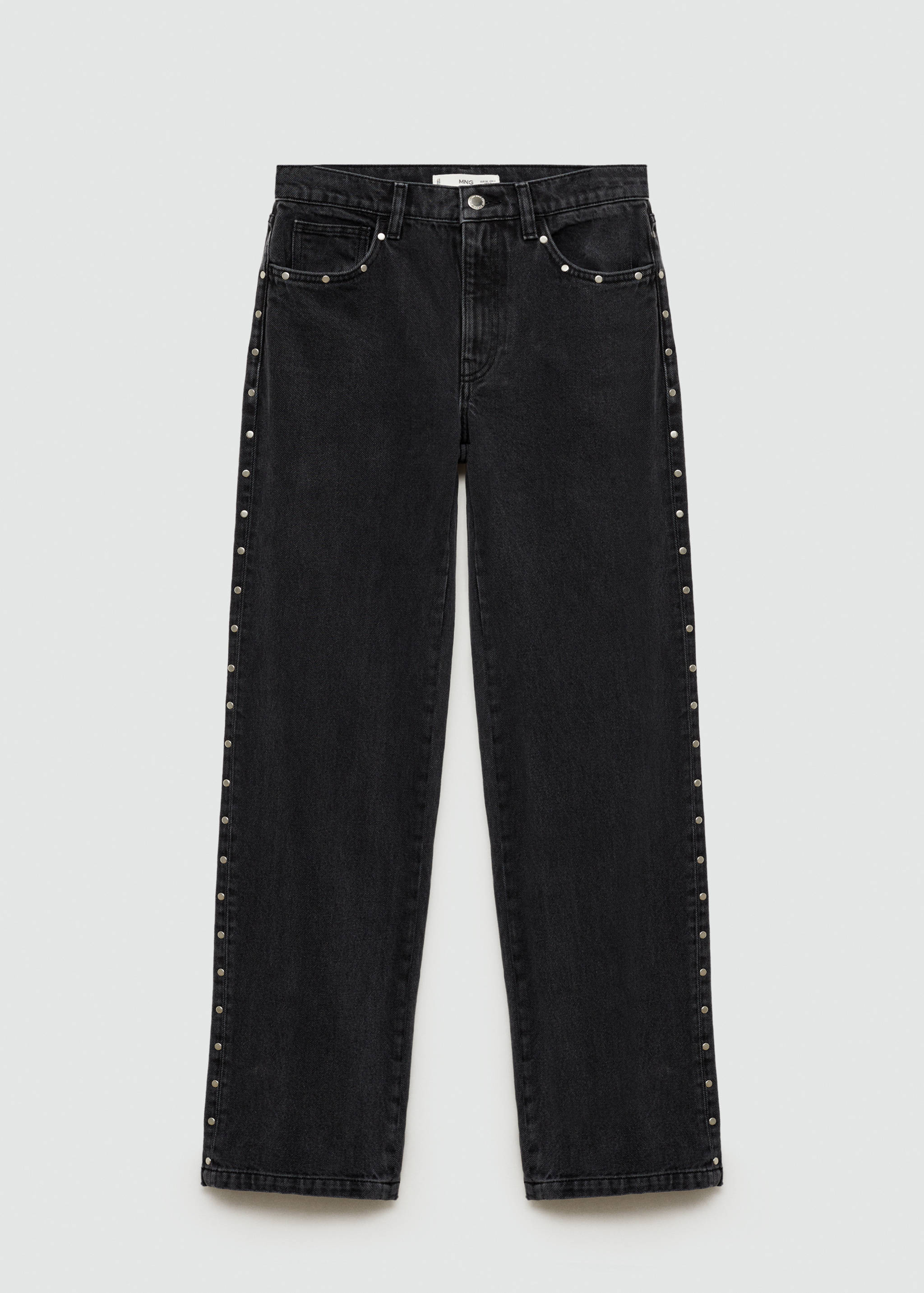 Gerade Jeans mit Nieten - Artikel ohne Model