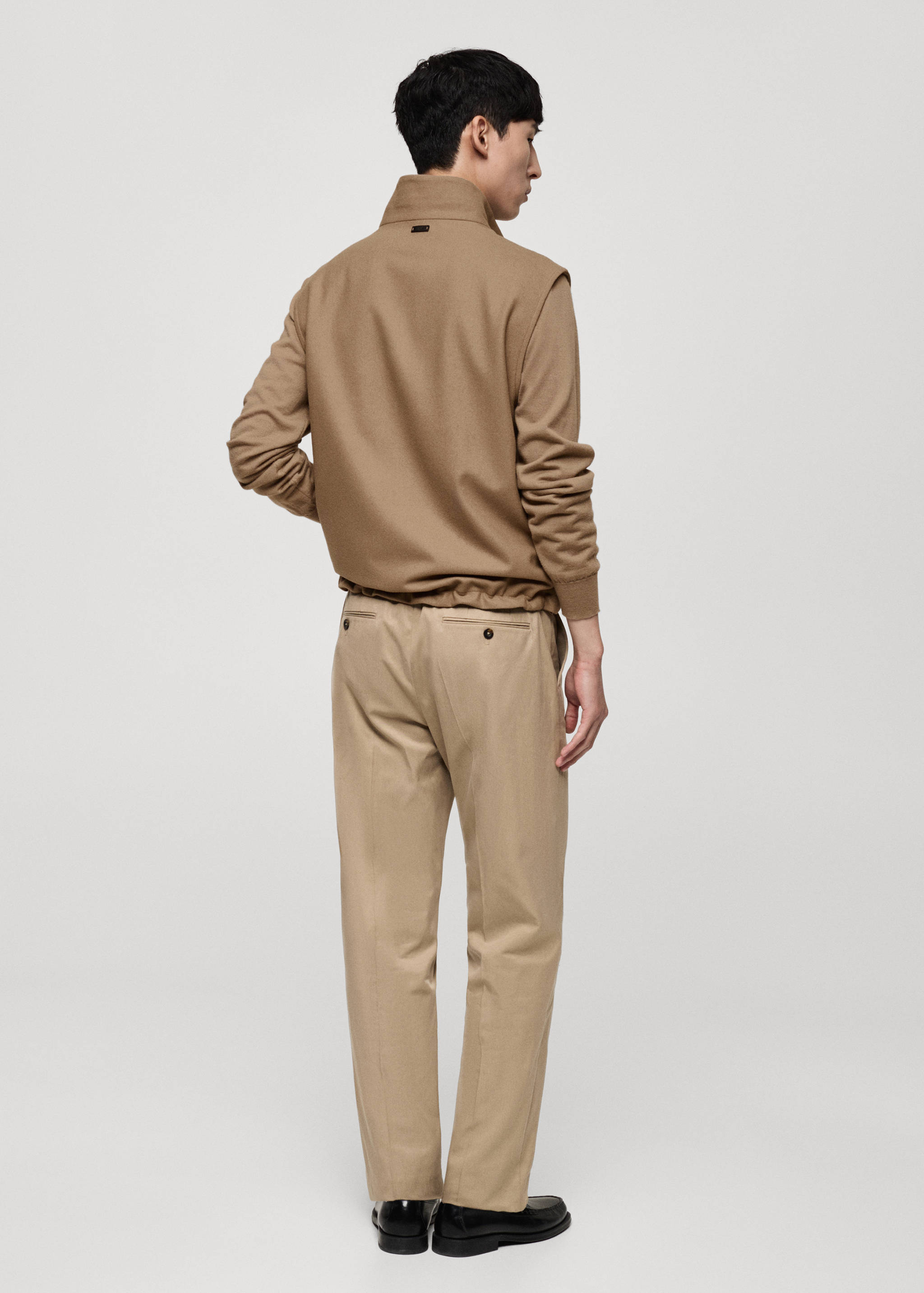 Gilet laine poches - Verso de l’article