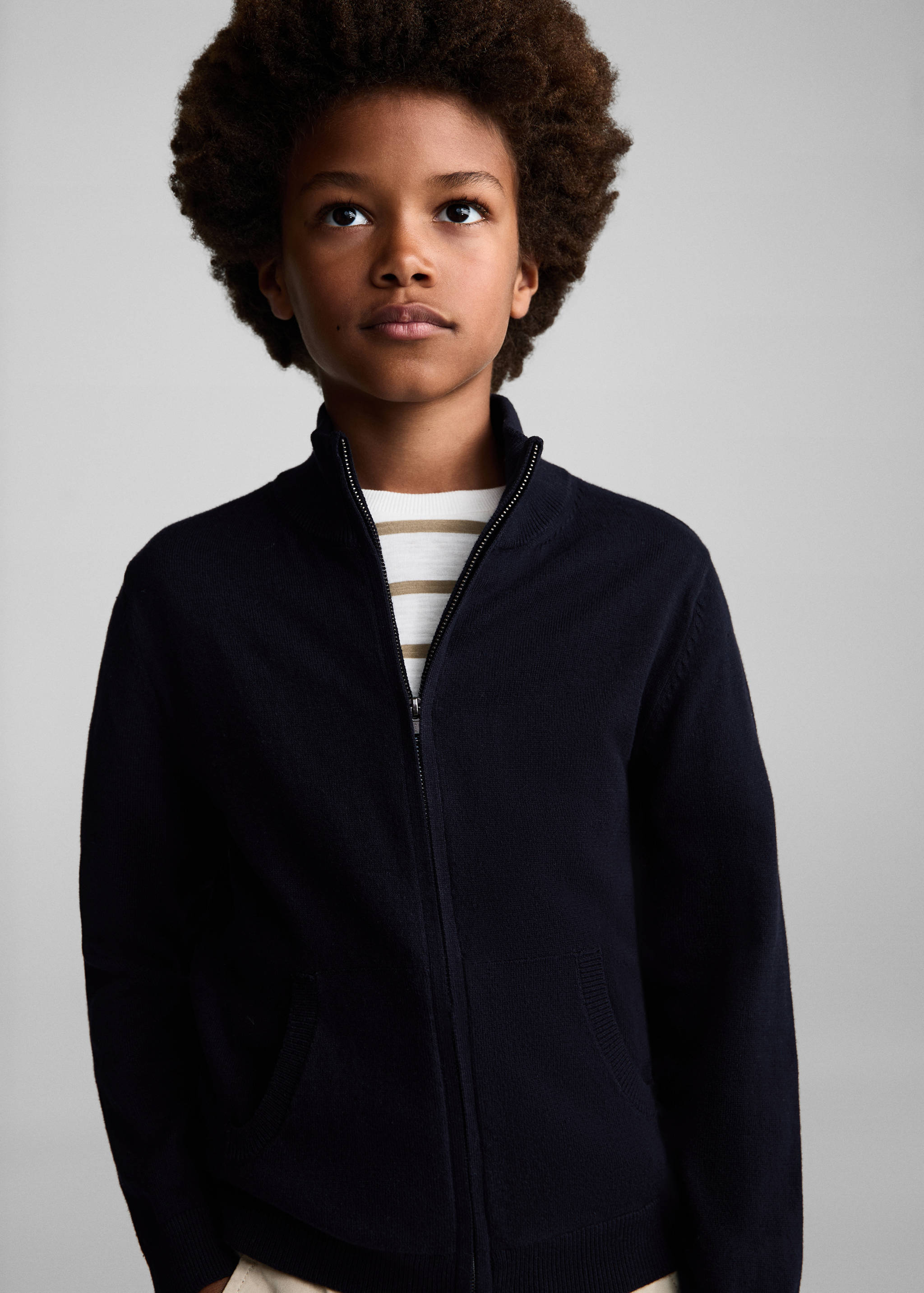 Zipped knit cardigan - Details of the article 6