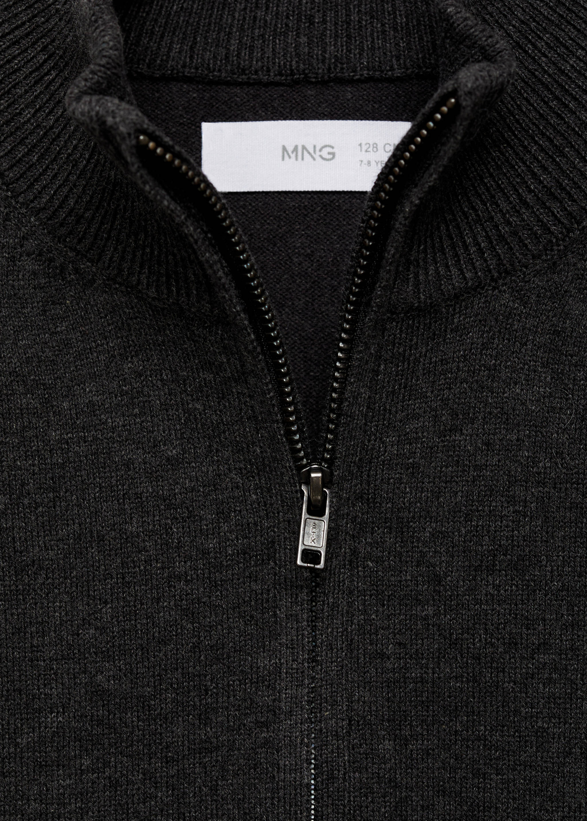 Zipped knit cardigan - Details of the article 8