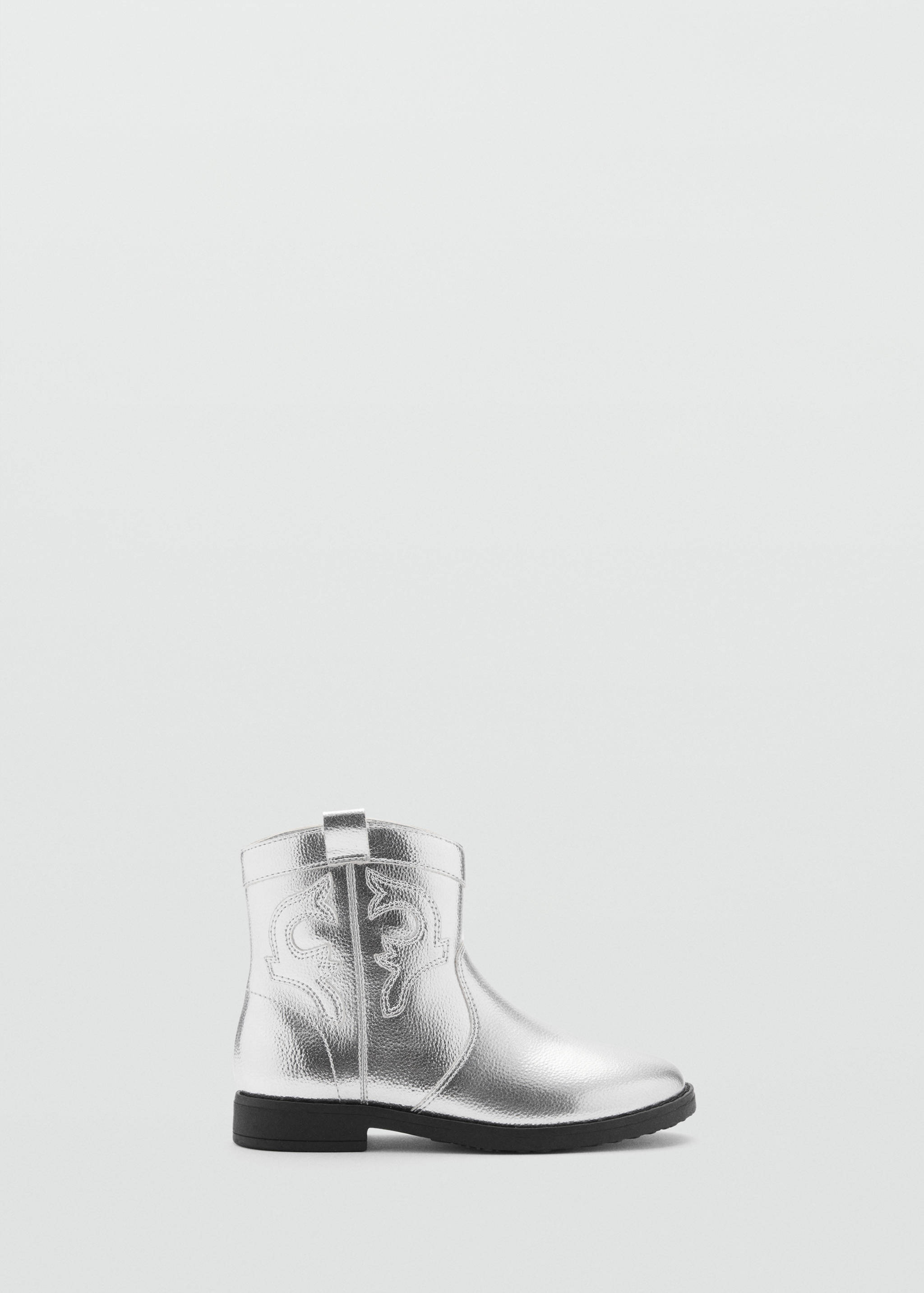 Zipped metallic boots - Article without model