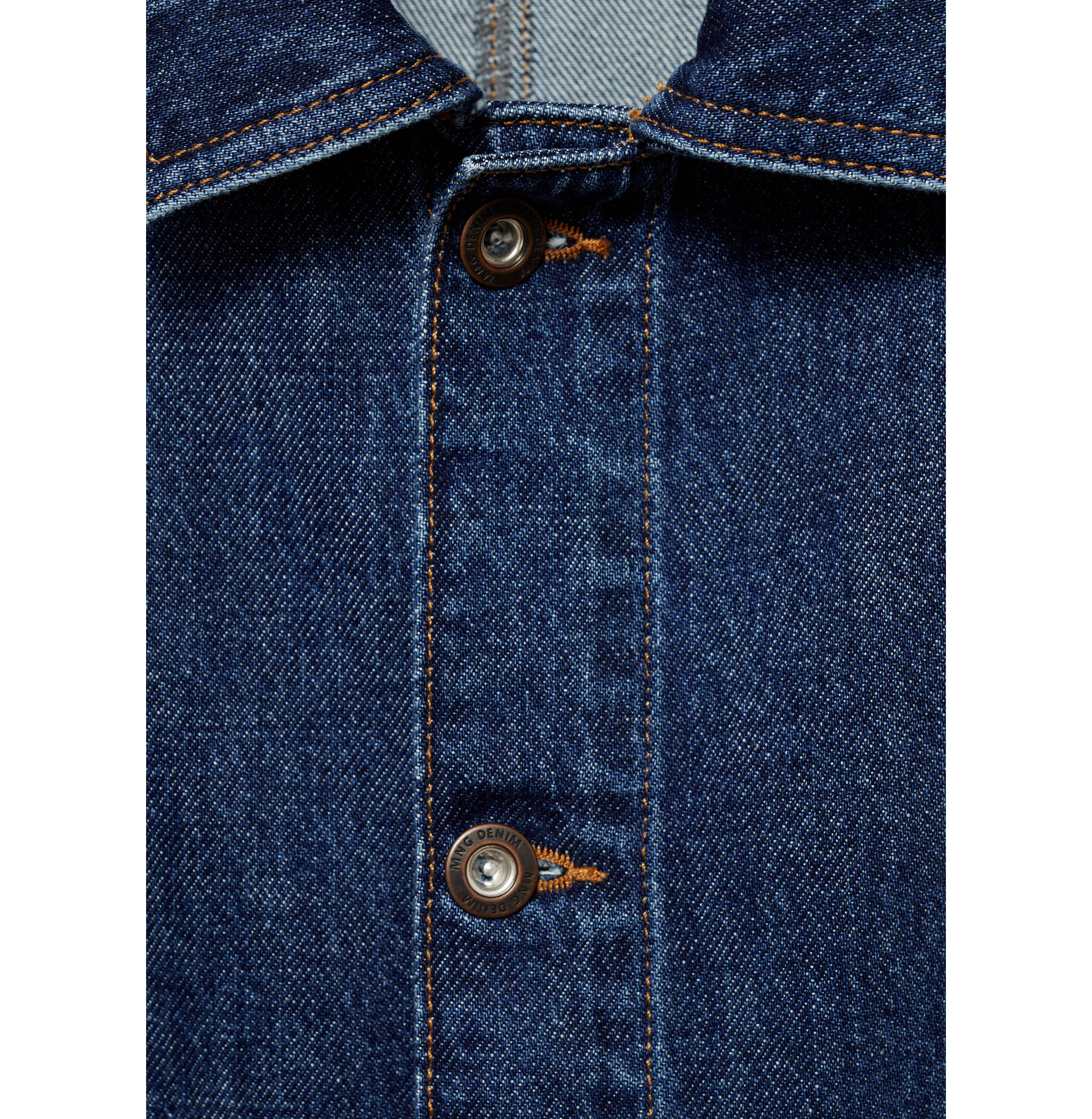 Relaxed-fit denim overshirt - Details of the article 8