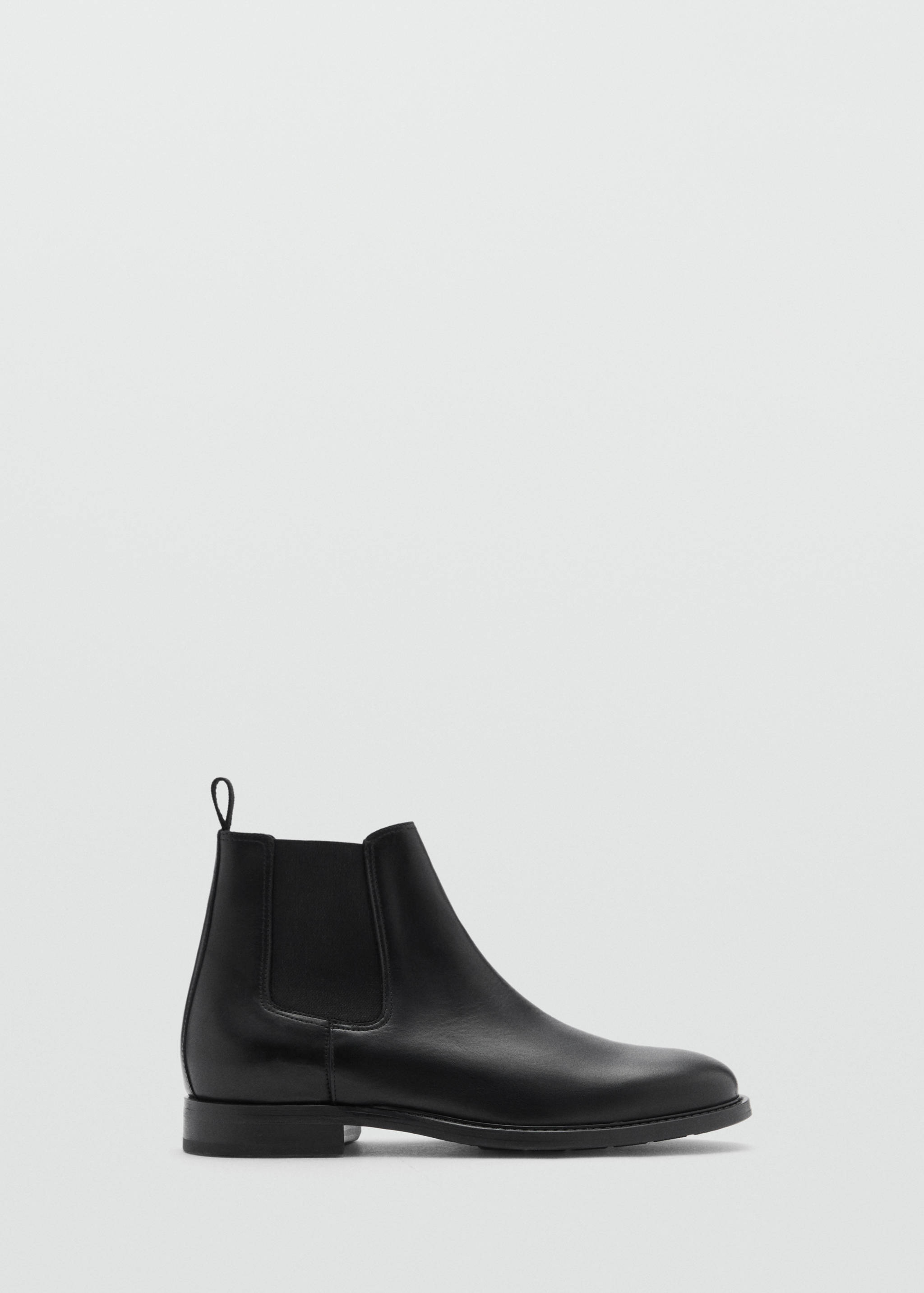 Polished leather chelsea boots - Article without model