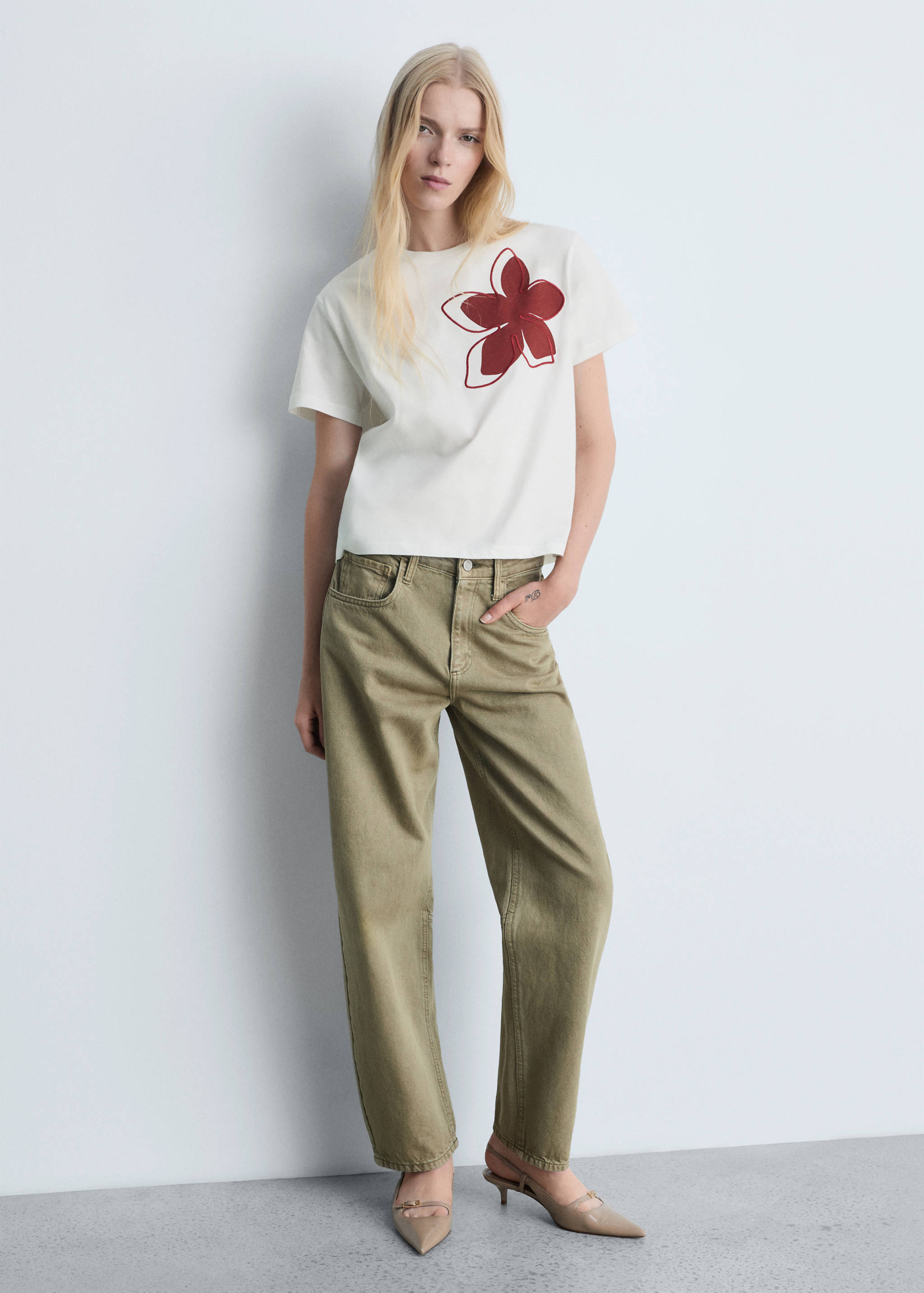 Camiseta algodón estampada - Plano general