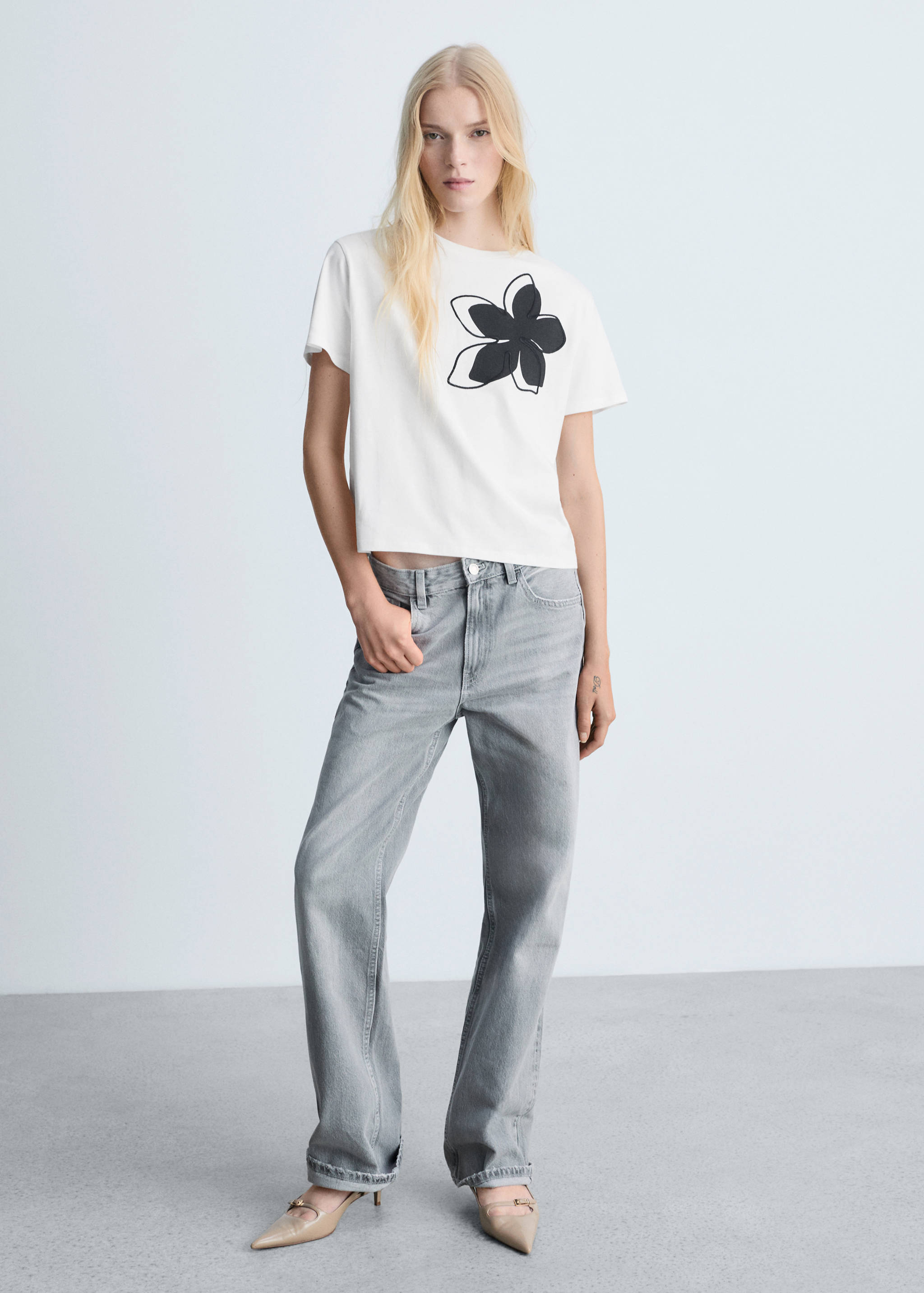 Camiseta algodón estampada - Plano general