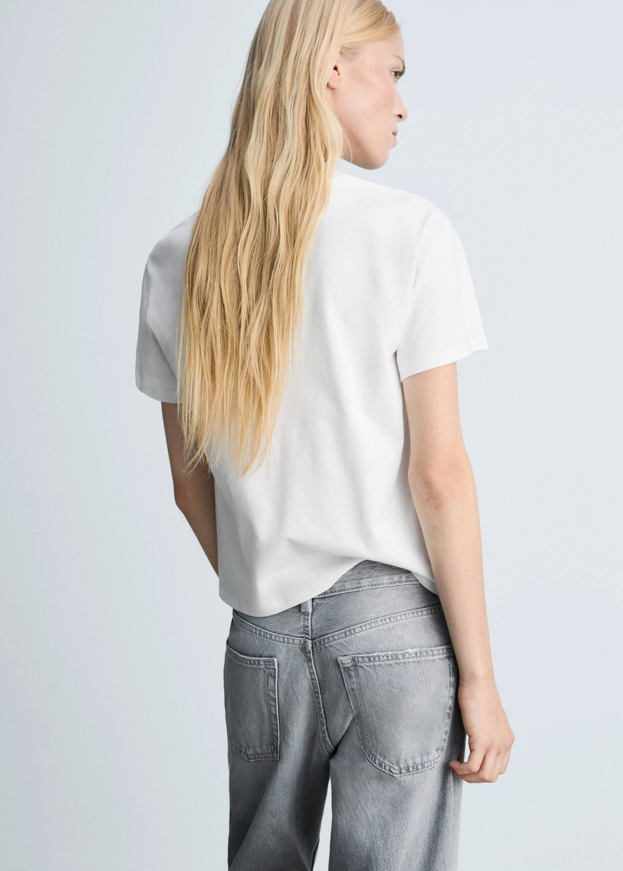 Camiseta algodón estampada - Reverso del artículo