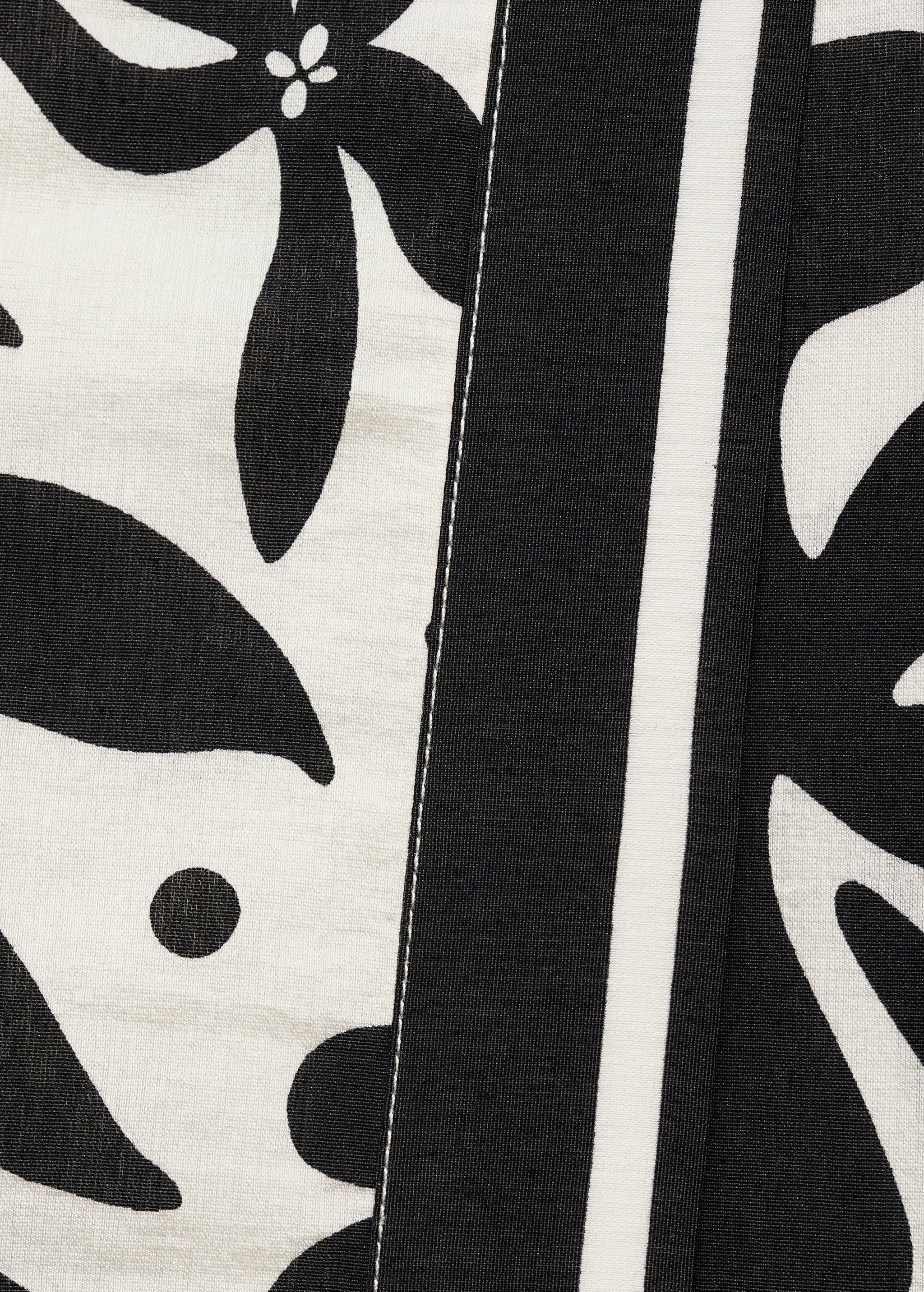 Jupe croisée en imprimé fleuri - Détail de l'article 8