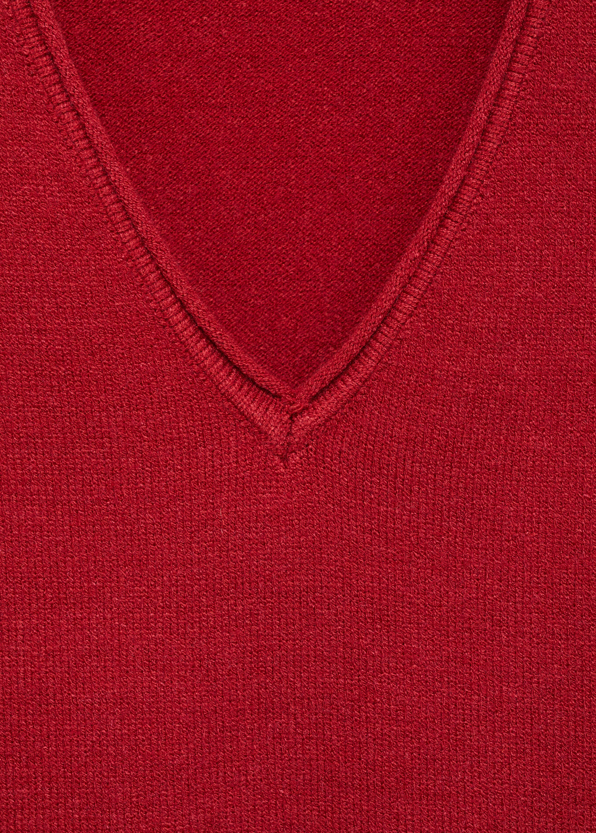 جيليه محبوك برقبة على شكل V - تفاصيل المنتج 8