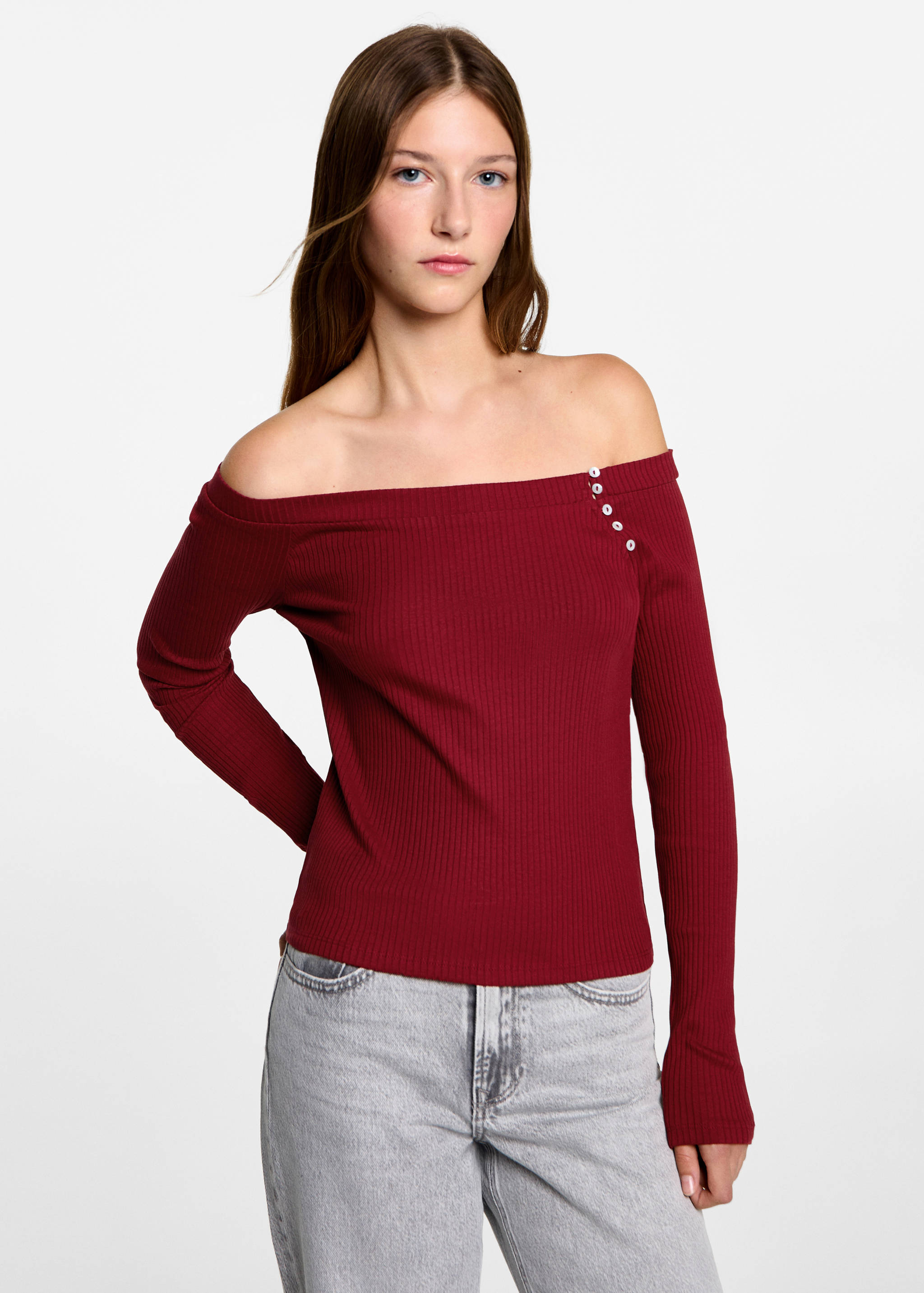 Off shoulders T-shirt - Medium plane