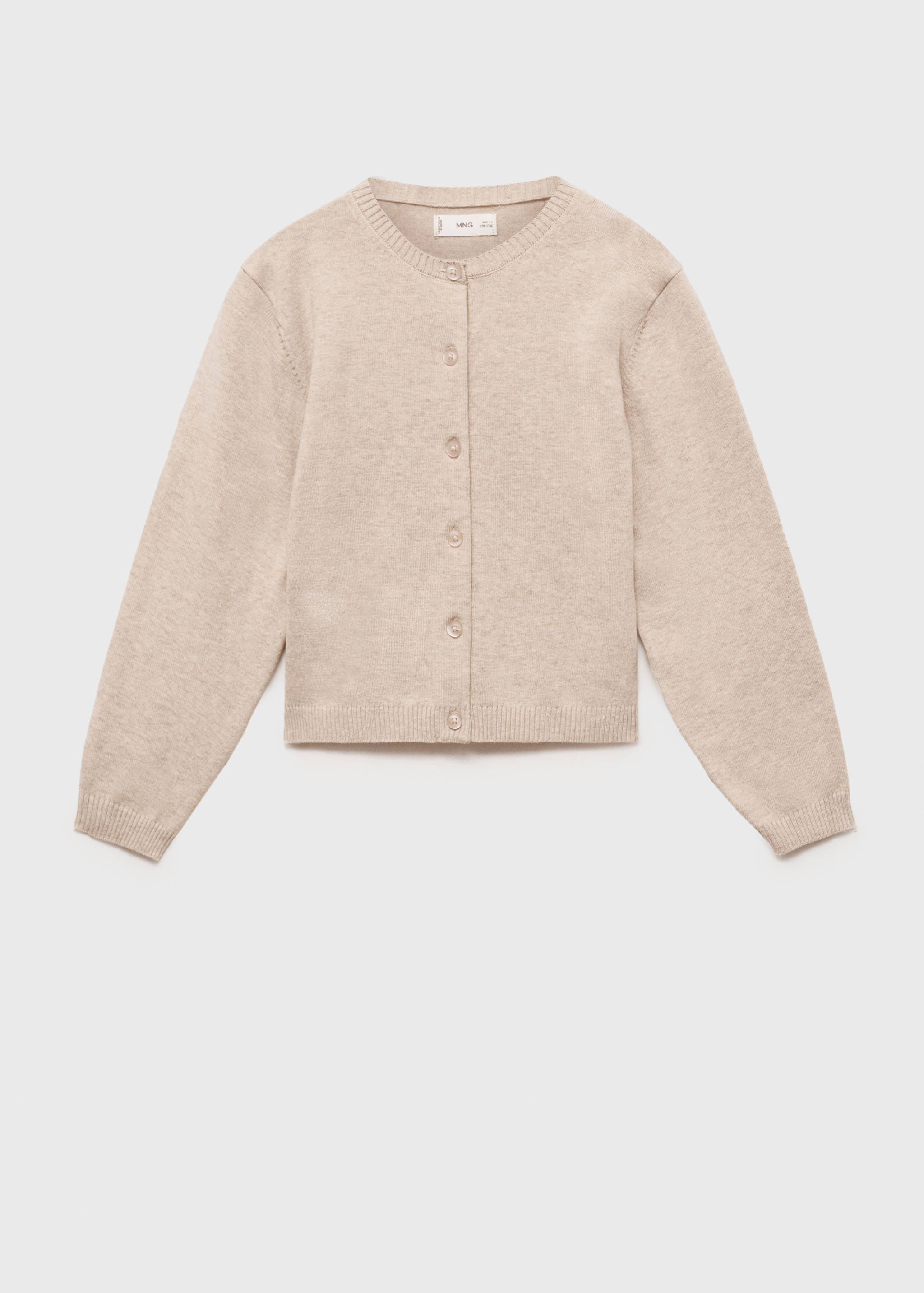 Cotton-blend cardigan - Article without model