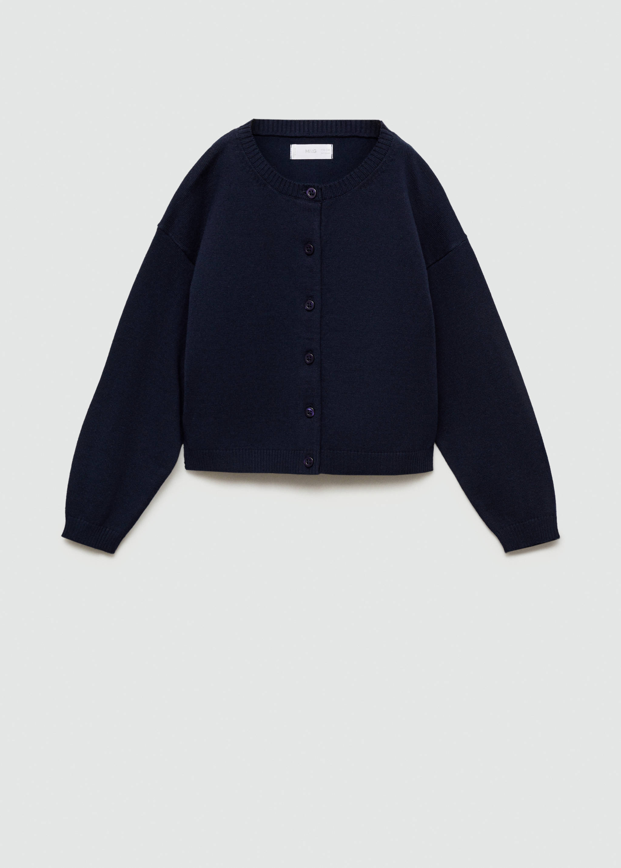 Cotton-blend cardigan - Article without model