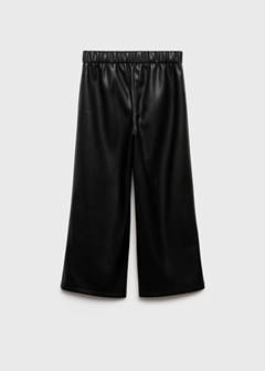 Faux-leather trousers — Black 7