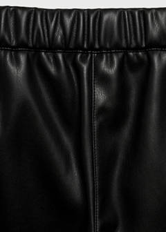 Faux-leather trousers — Black 8