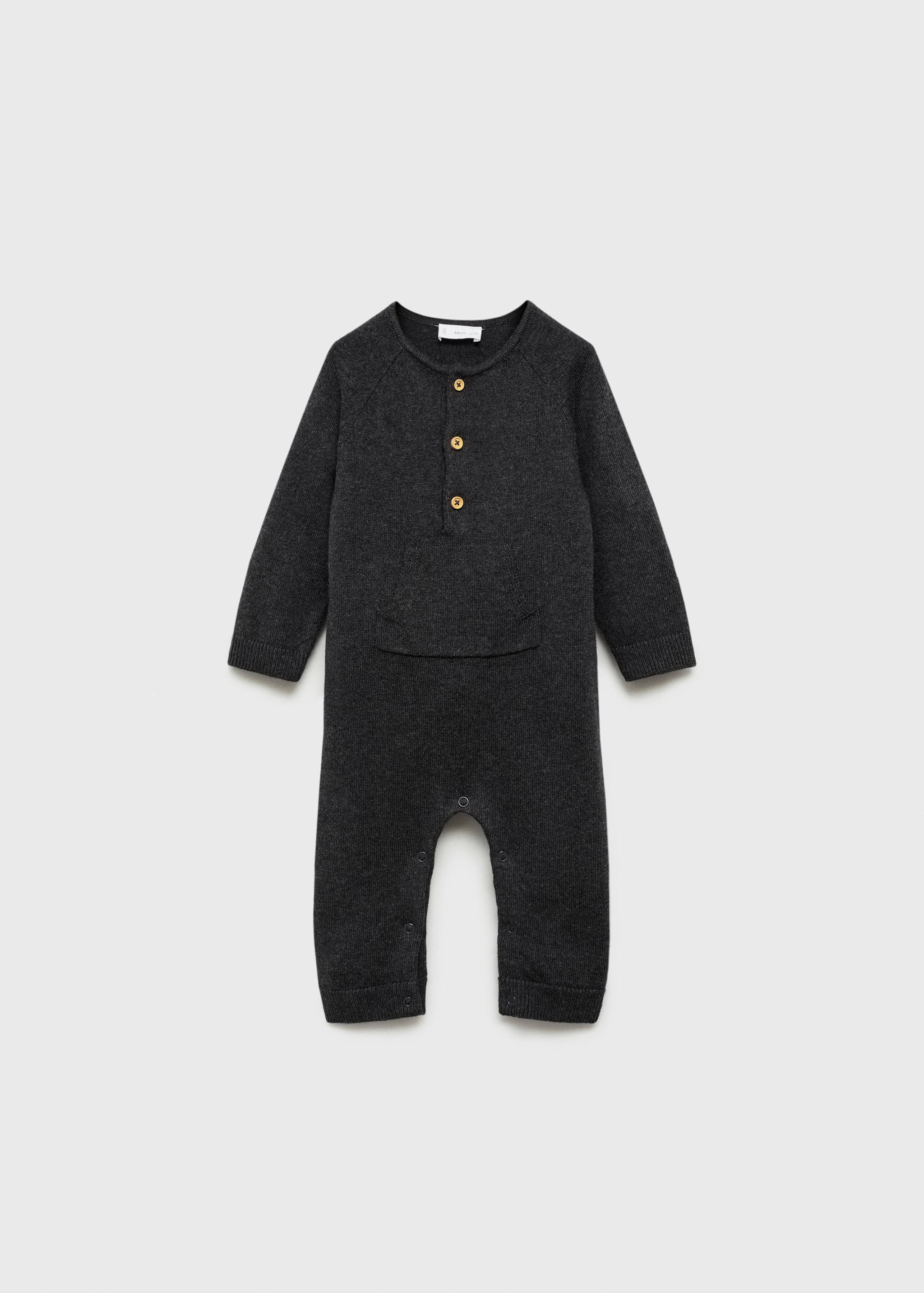 Cotton-knit jumpsuit - Article without model