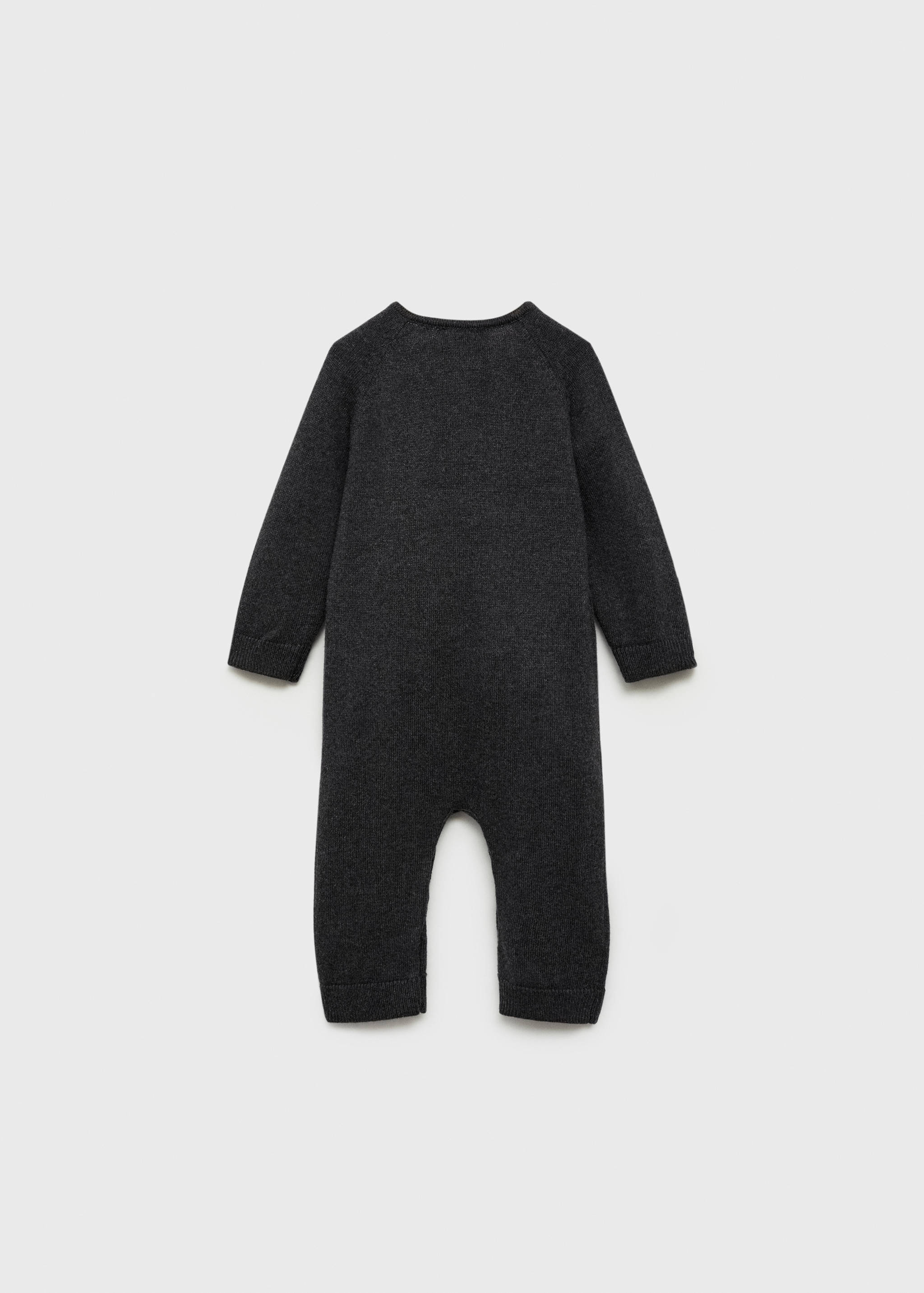 Cotton-knit jumpsuit - Reverse of the article