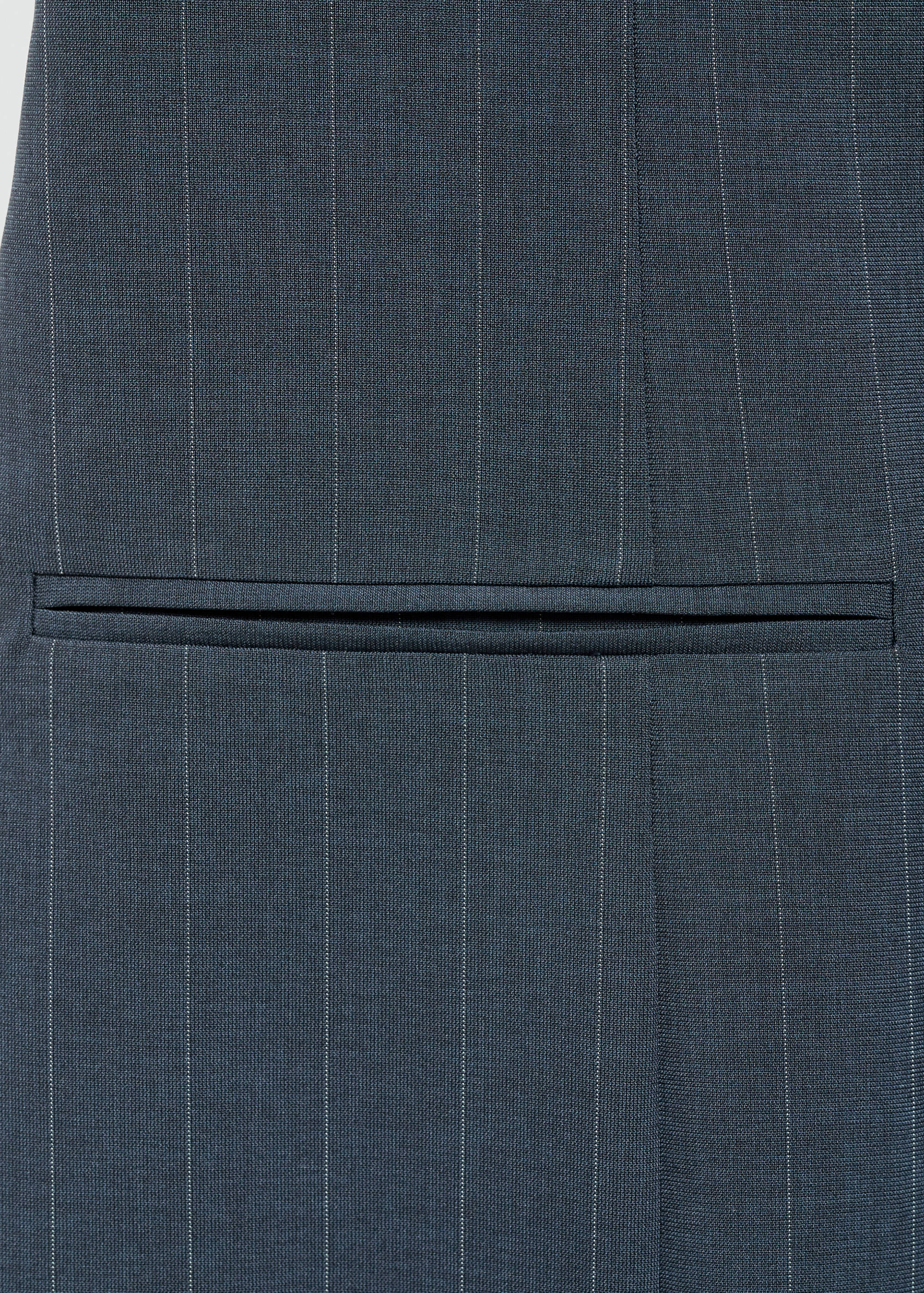 细条纹短款连衣裙 - null