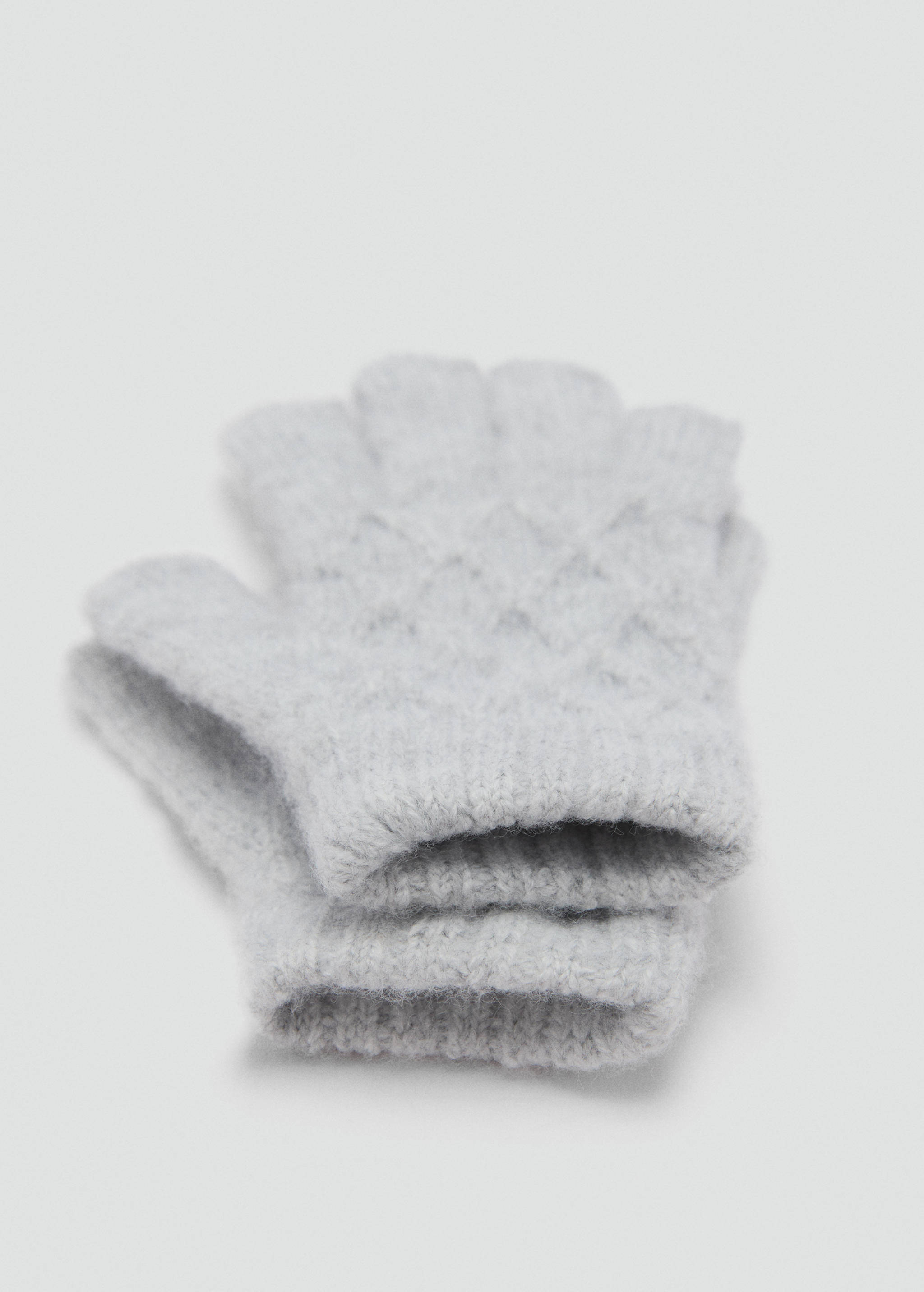 Cable-knit gloves - Medium plane