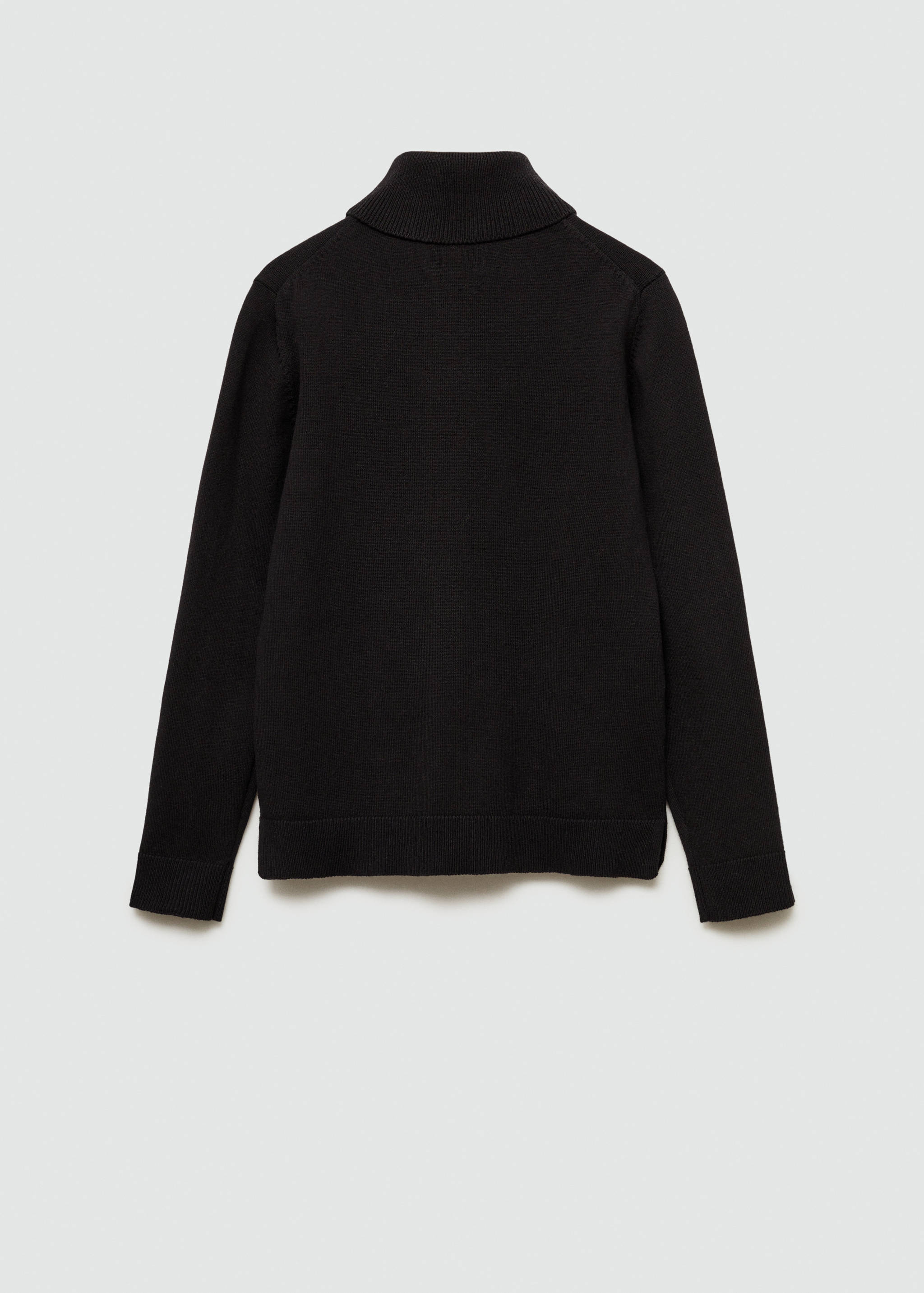 Turtleneck knitted sweater - Reverse of the article