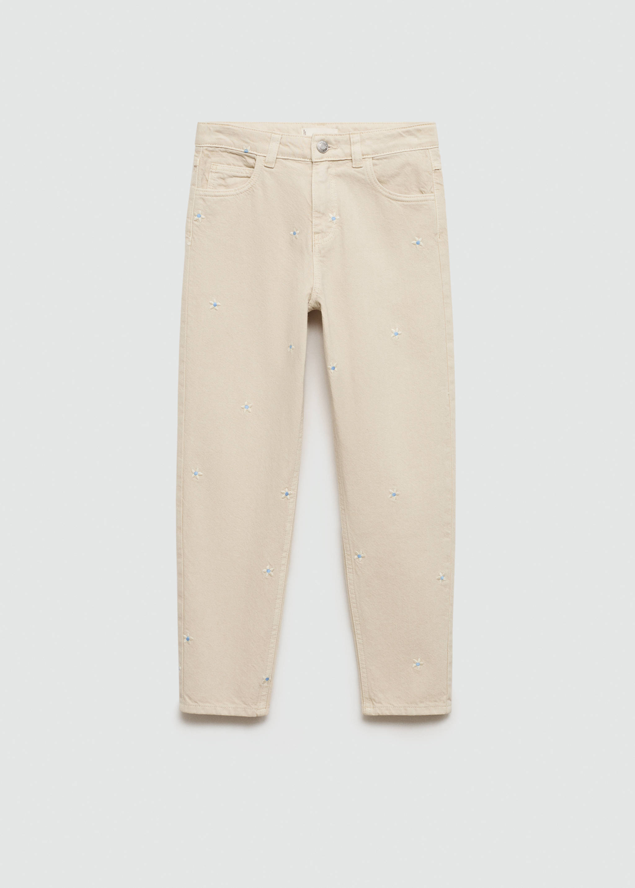 Embroidered details jeans - Article without model