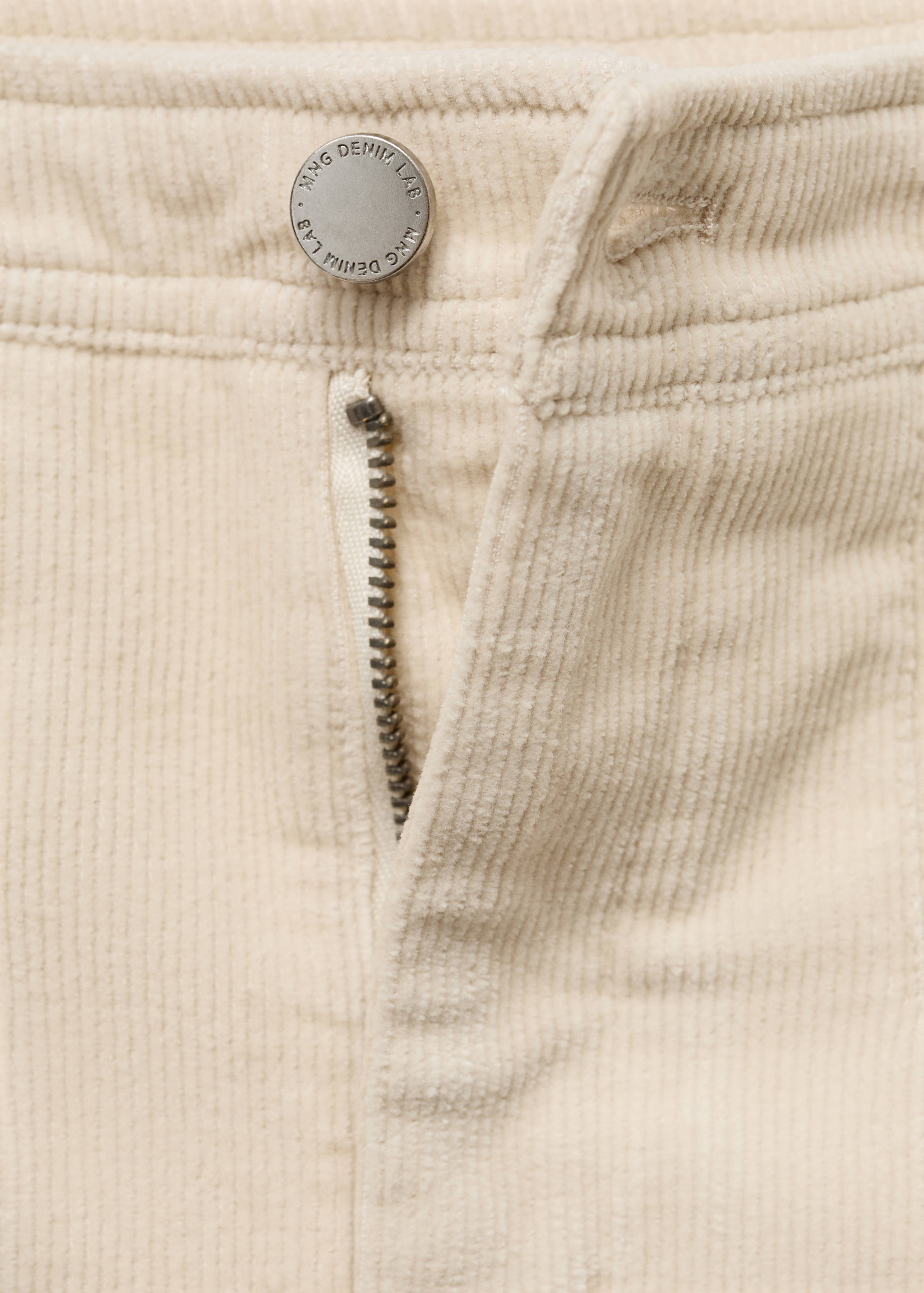 Corduroy pleated skirt - Details of the article 8
