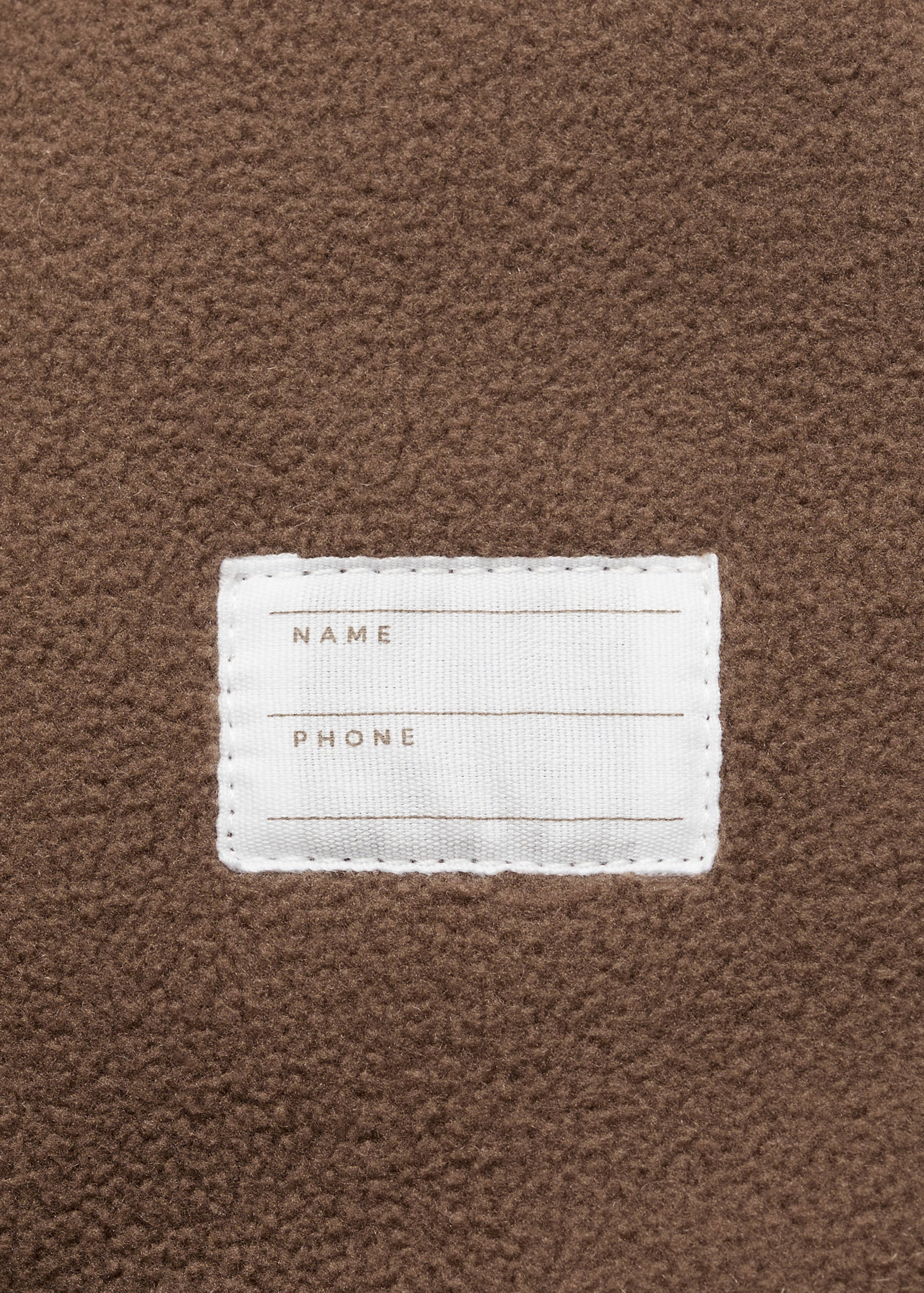 羊毛内衬皮夹克 - null