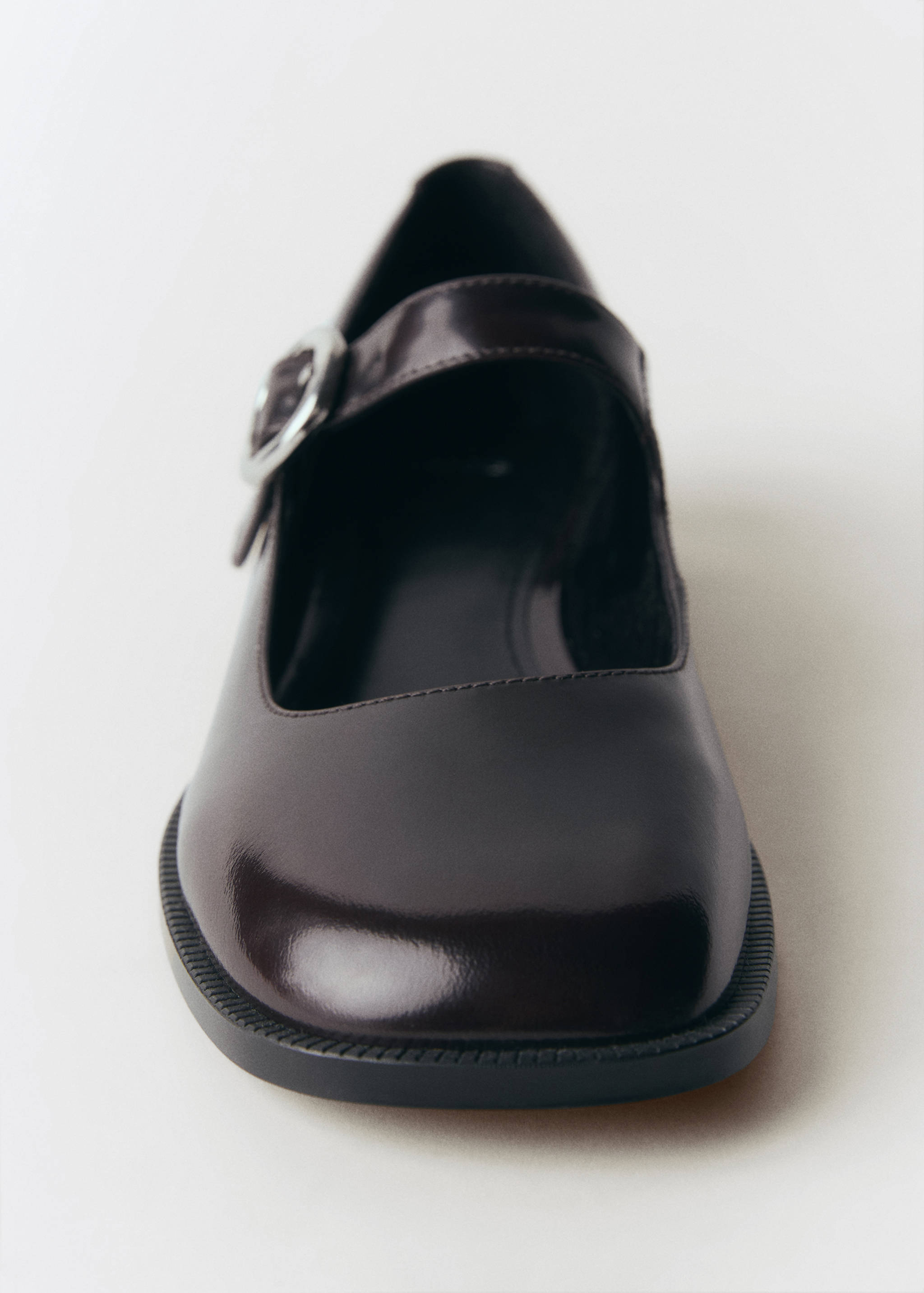 Buckle leather ballerina - Details of the article 2