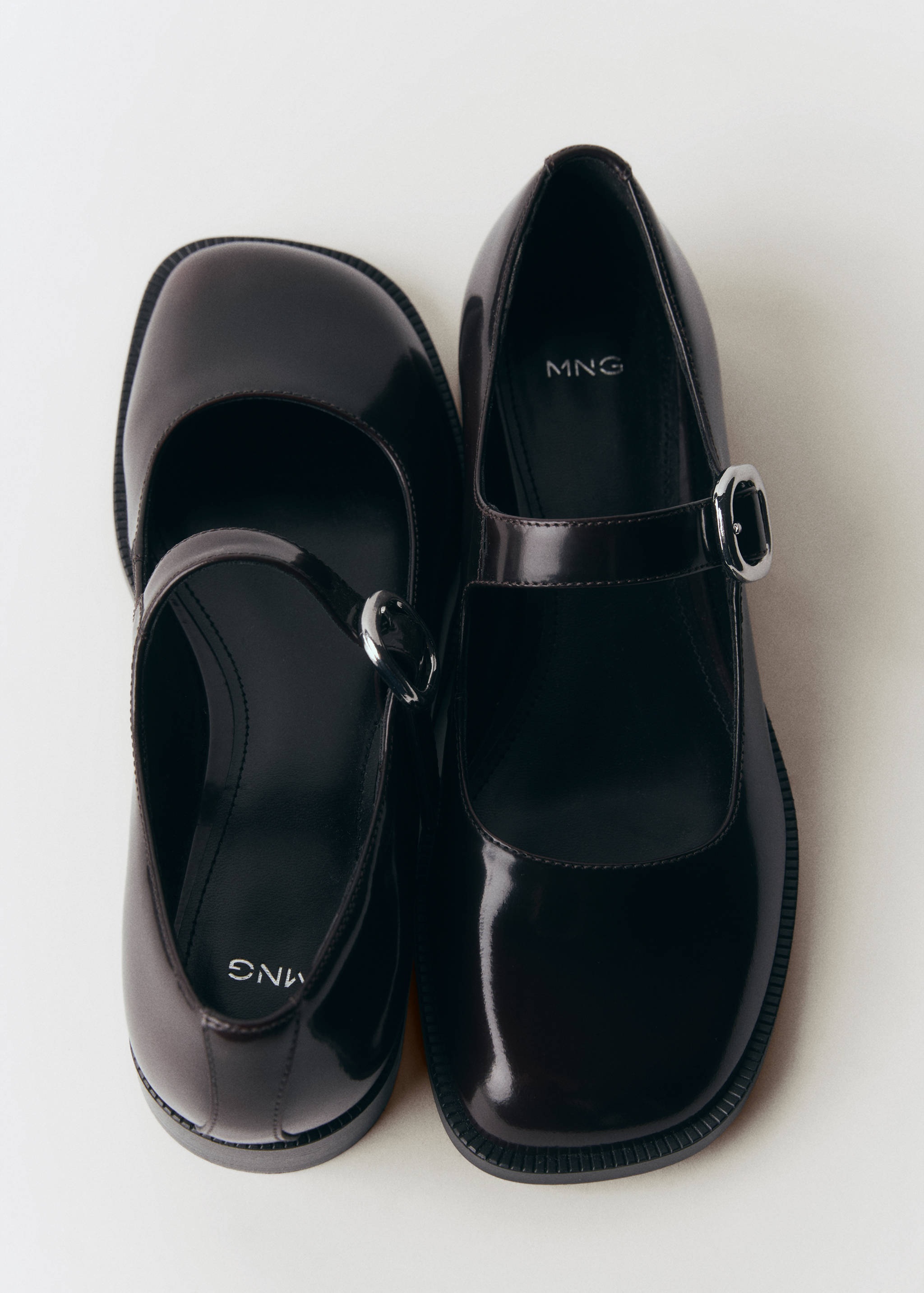 Buckle leather ballerina - Details of the article 3