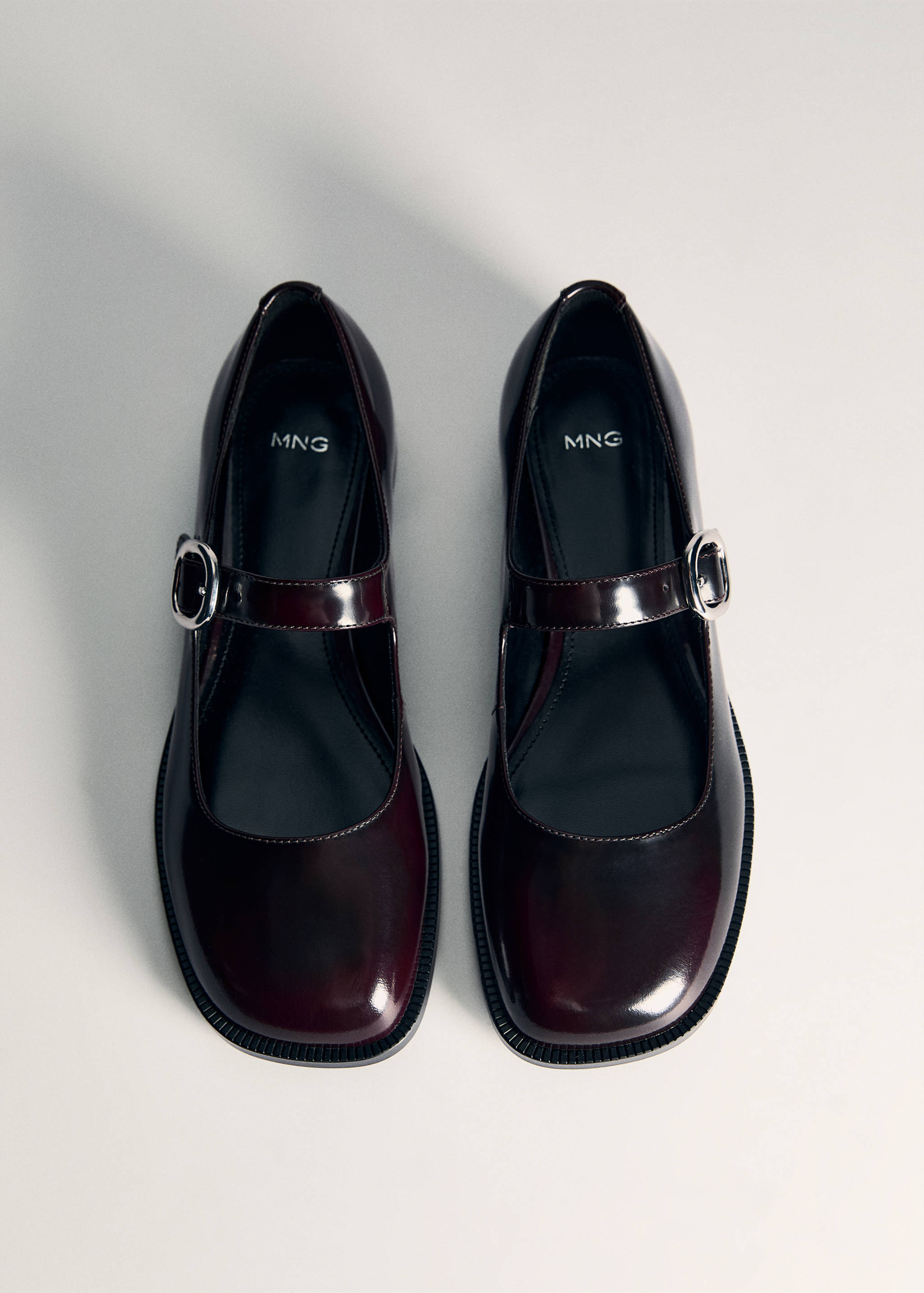 Buckle leather ballerina - Details of the article 5