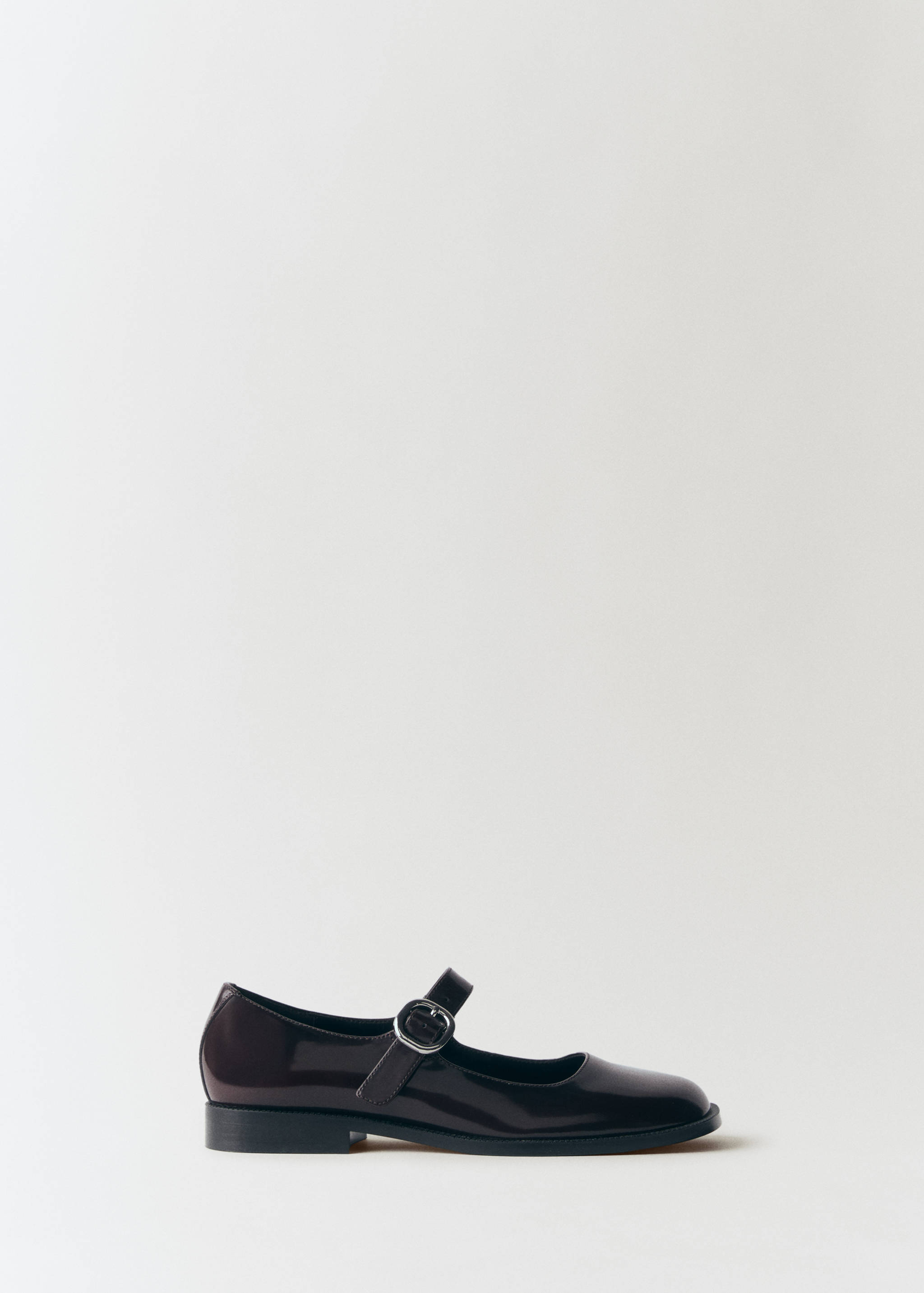 Buckle leather ballerina - Article without model