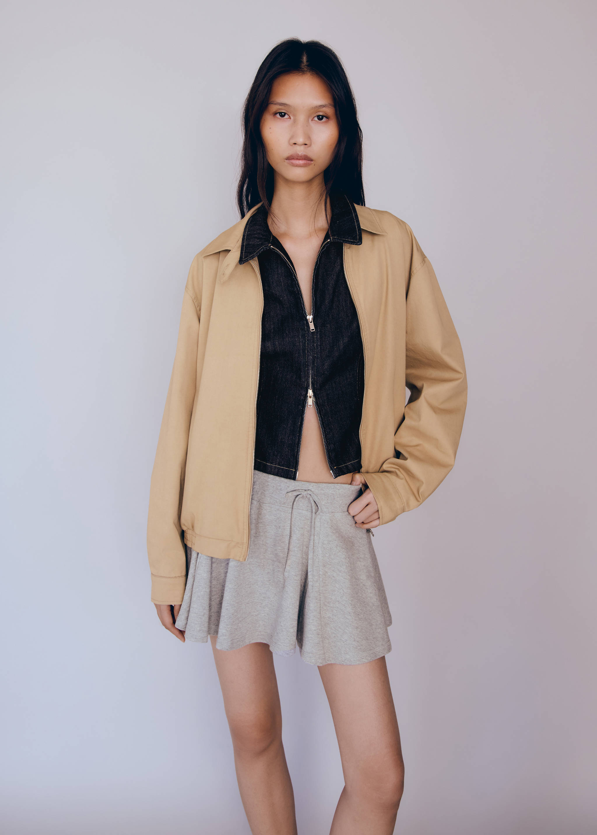 Jupe courte nœud - Plan moyen