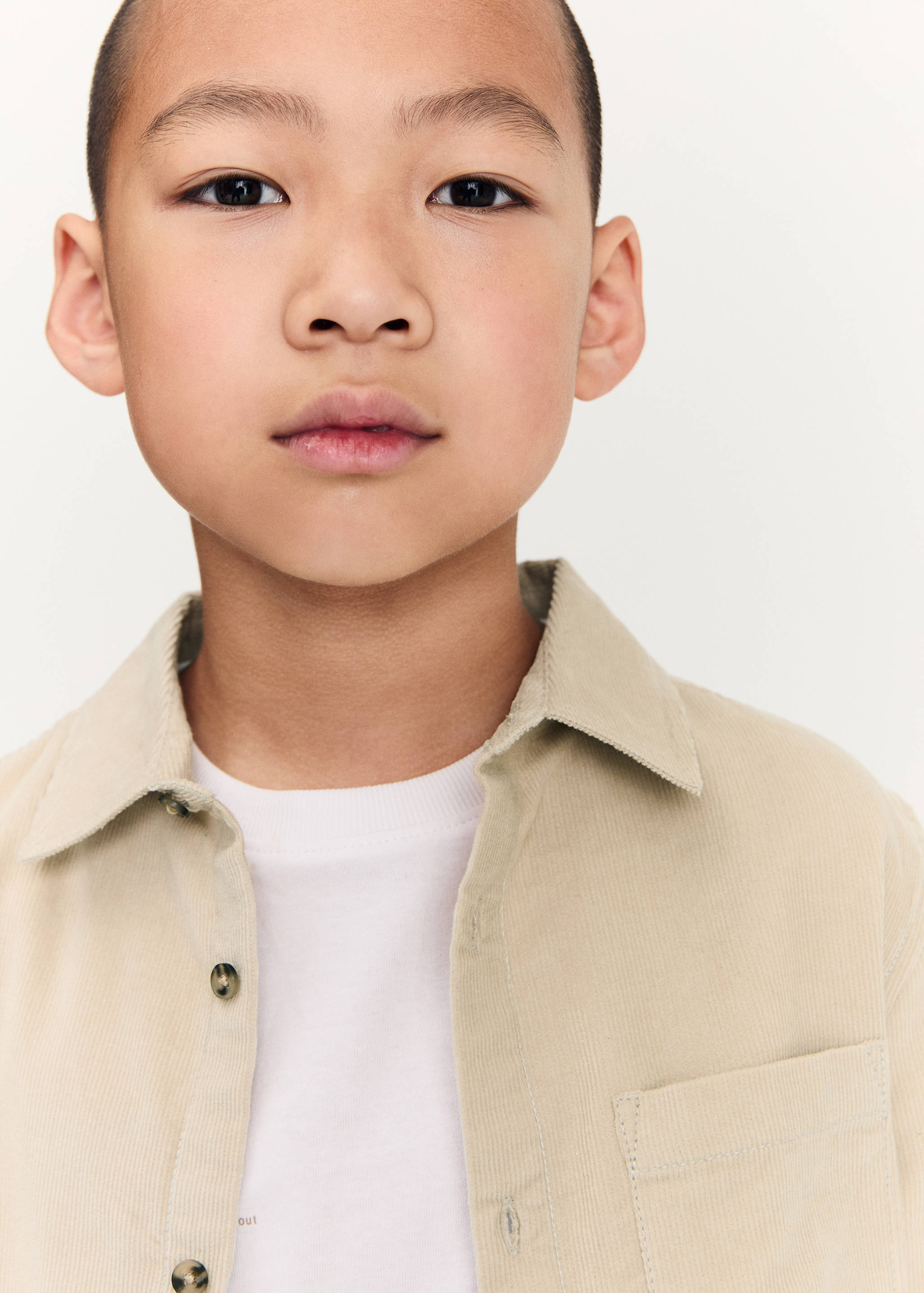 Рубашка regular fit из вельвета - Деталь изделия 1