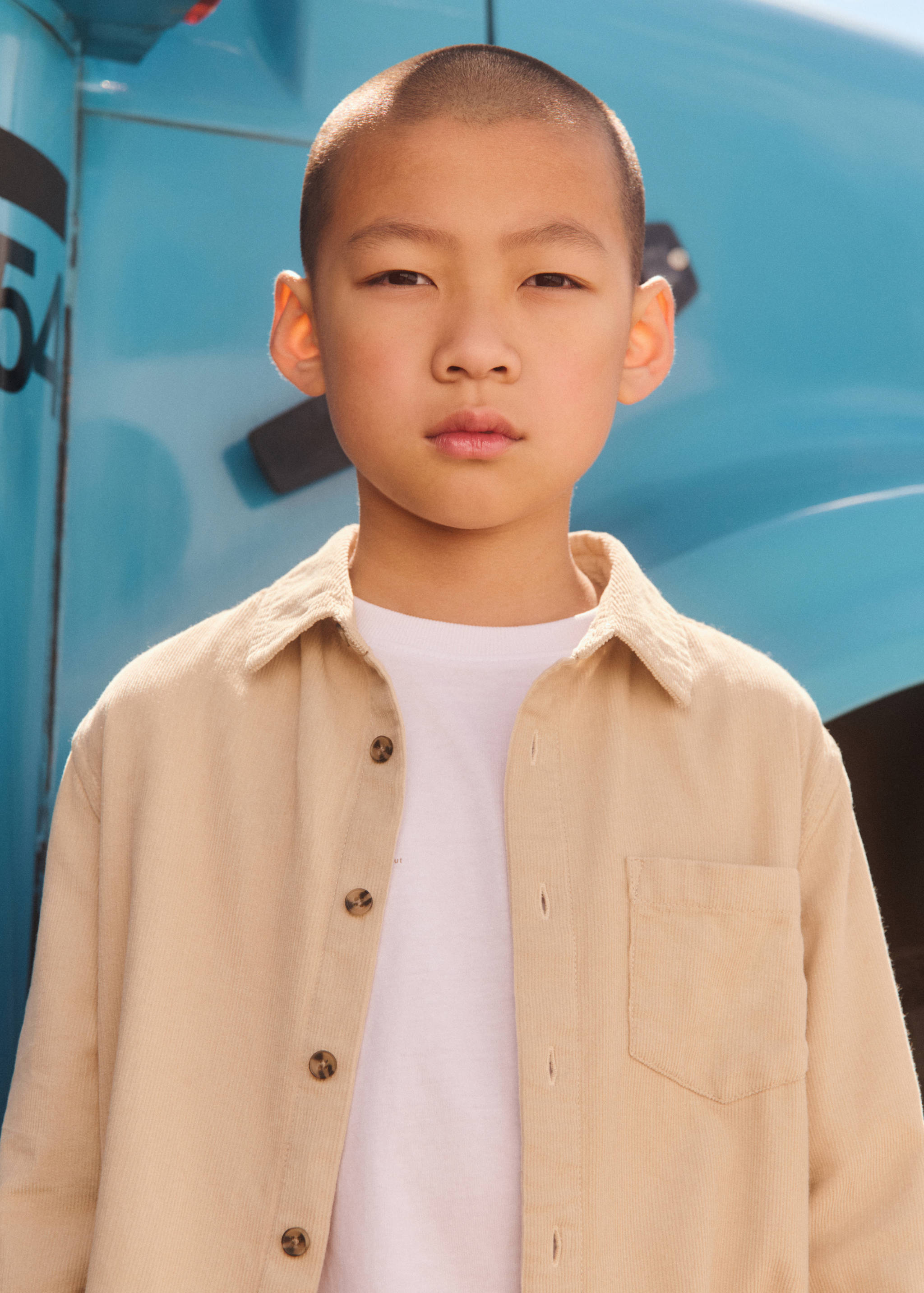 Рубашка regular fit из вельвета - Деталь изделия 6