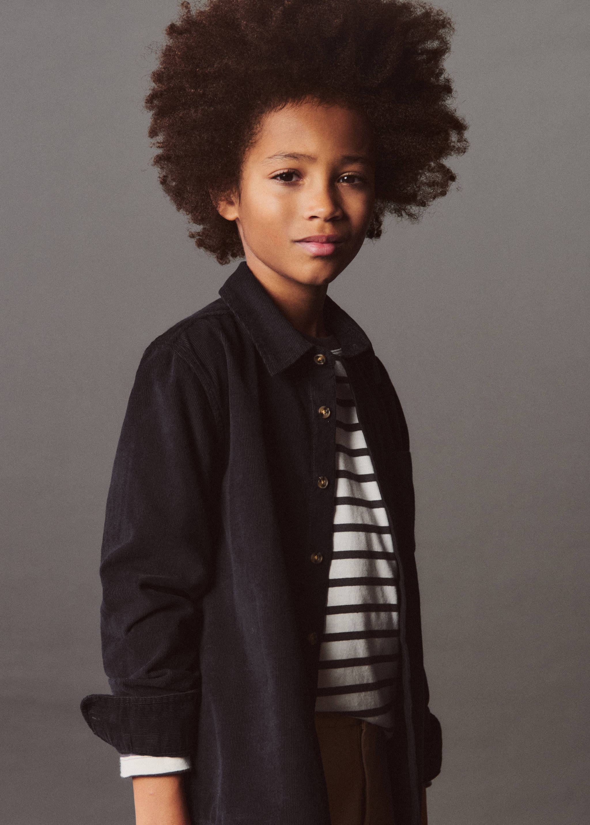 Рубашка regular fit из вельвета - Деталь изделия 6