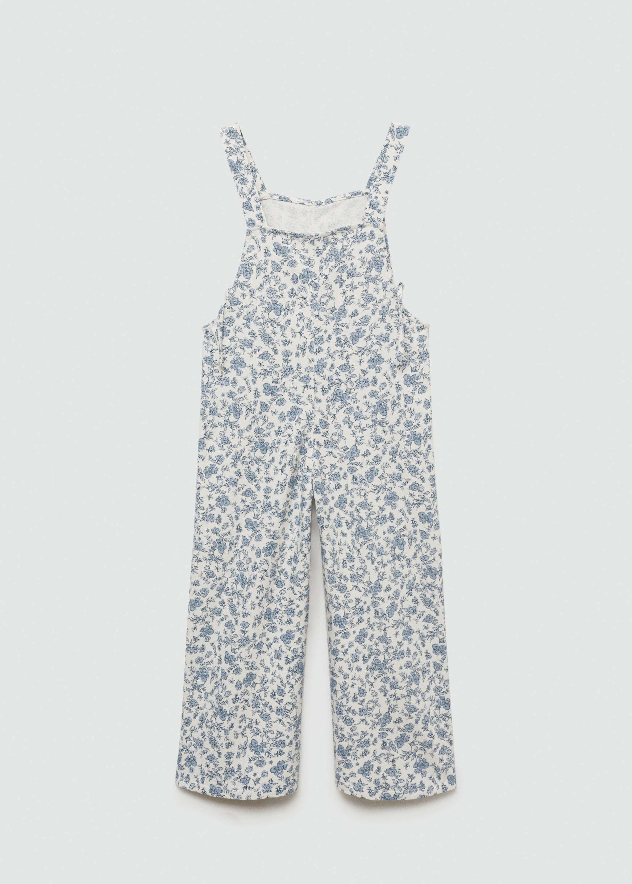 Floral print dungarees - Reverse of the article