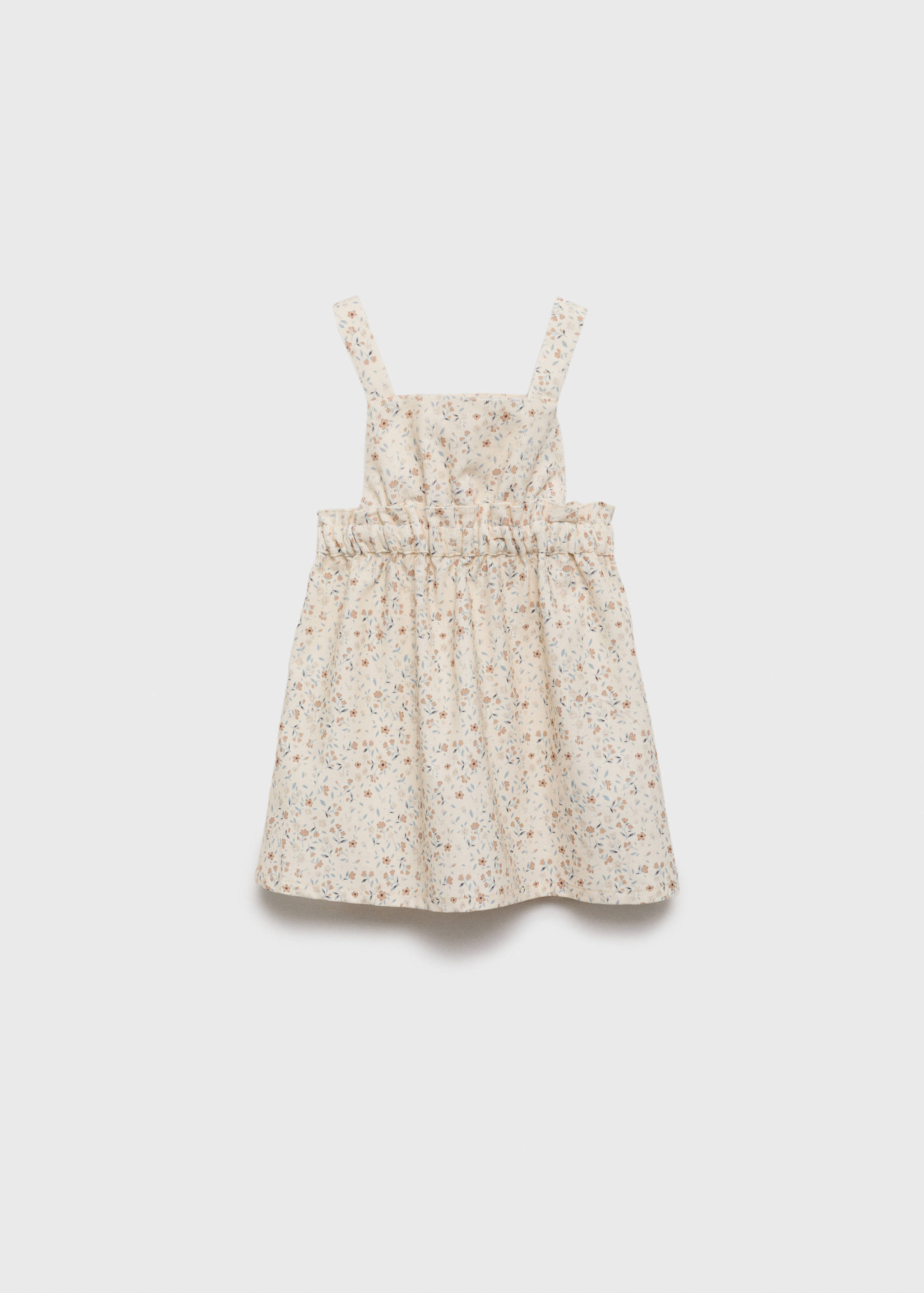 Floral cotton pinafore dress - Reverse of the article