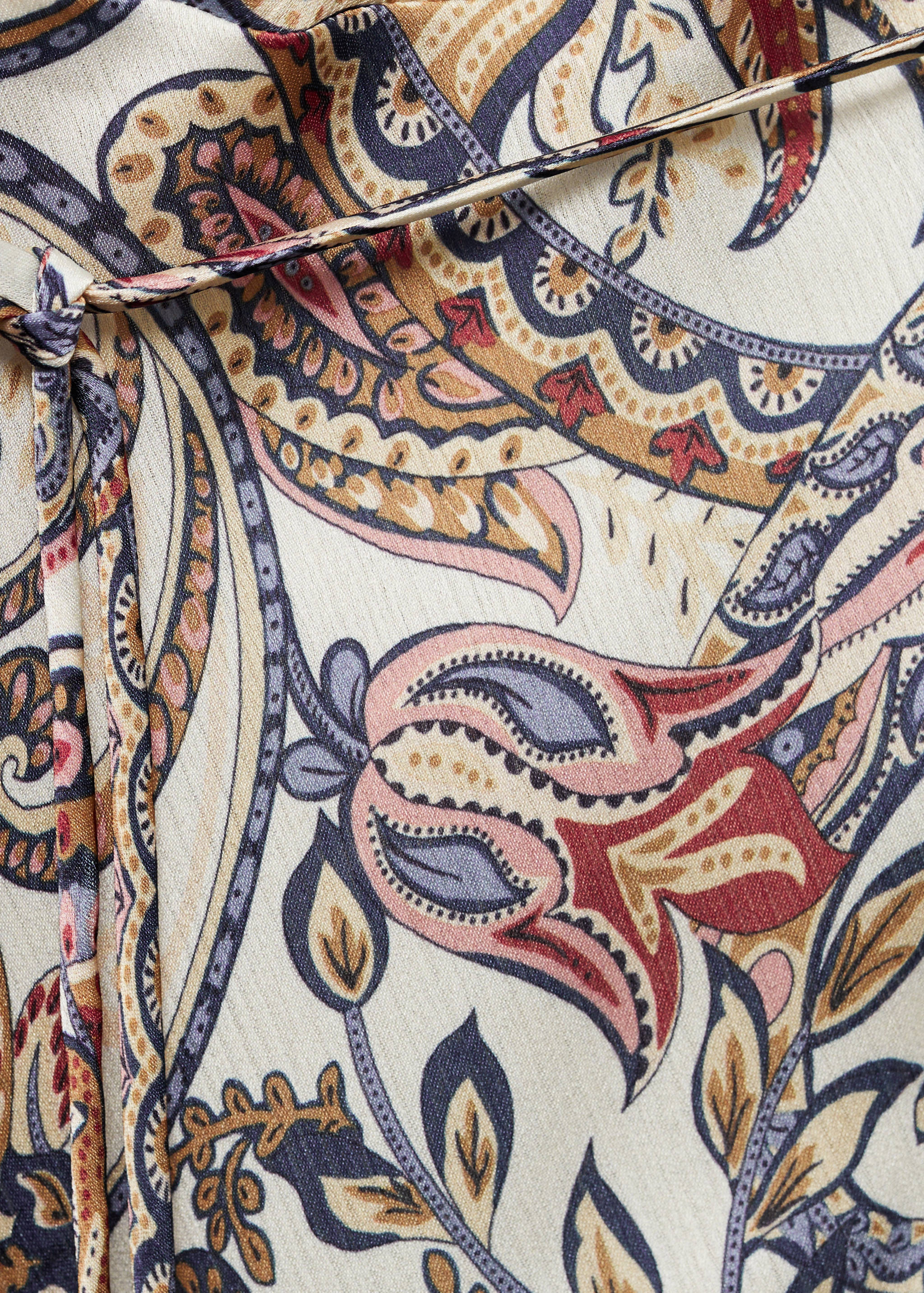 Printed bow dress - Details of the article 8