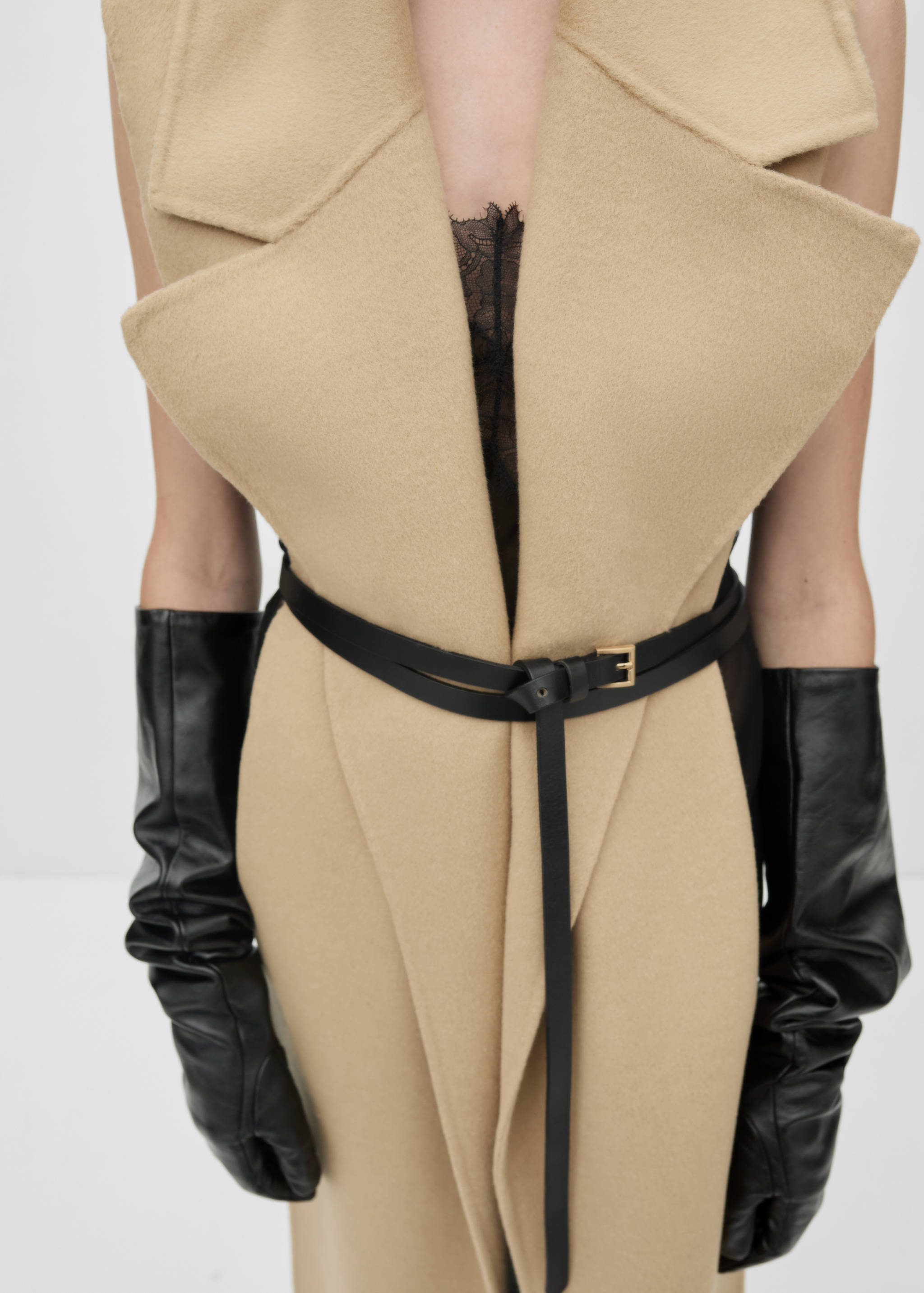 Cinturón 100% piel fino doble vuelta - Plano general