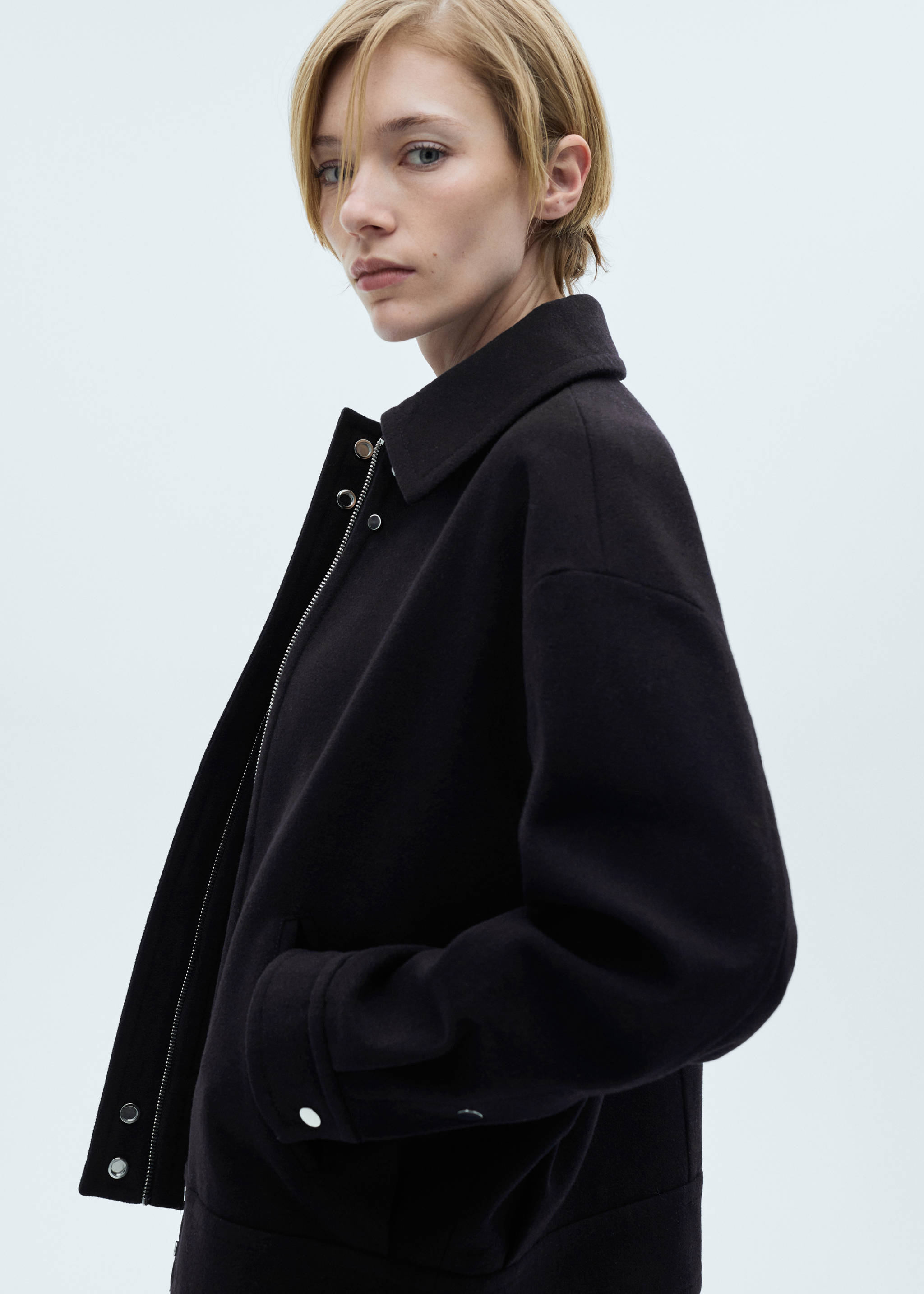 Oversize wool jacket - Details of the article 2