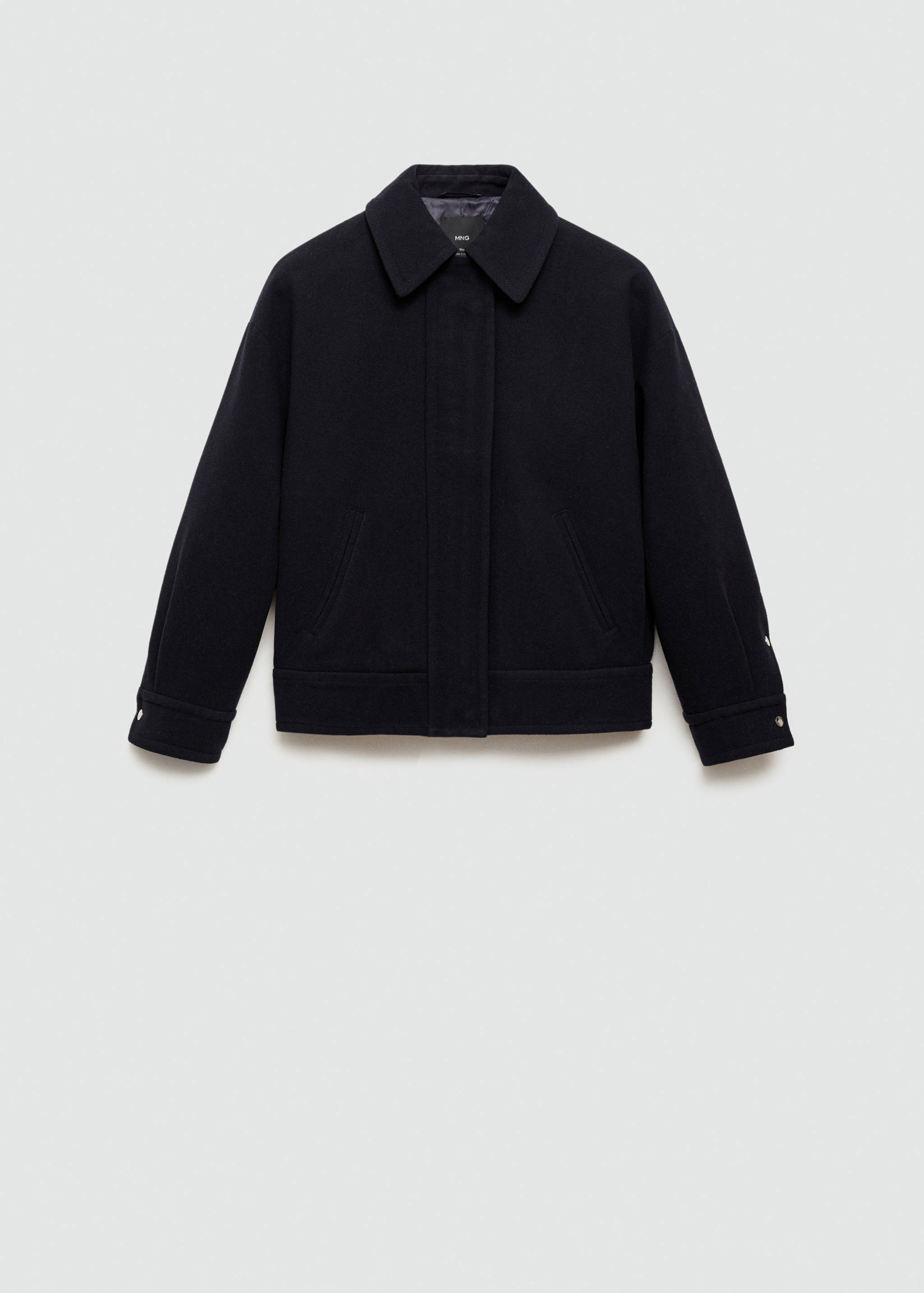 Oversize wool jacket - Article without model