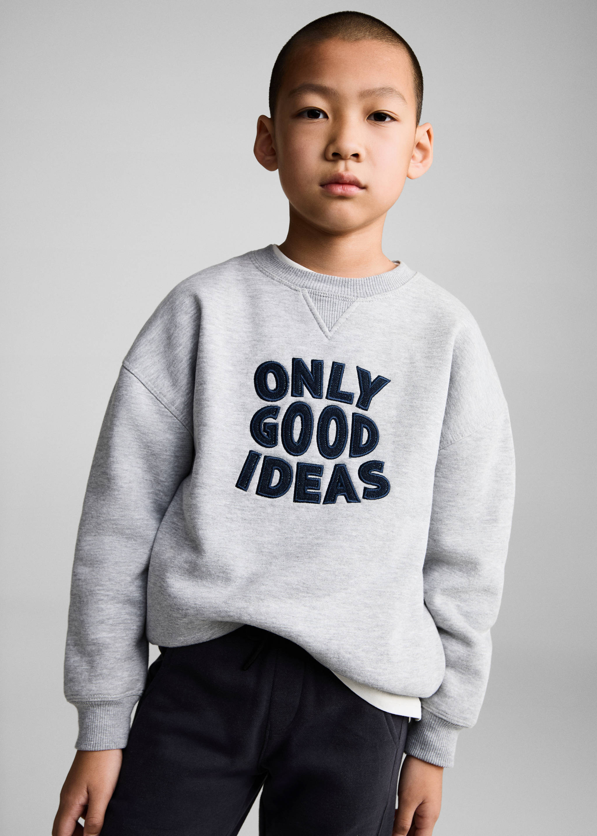 Cotton jogger trousers with pockets - Medium plane