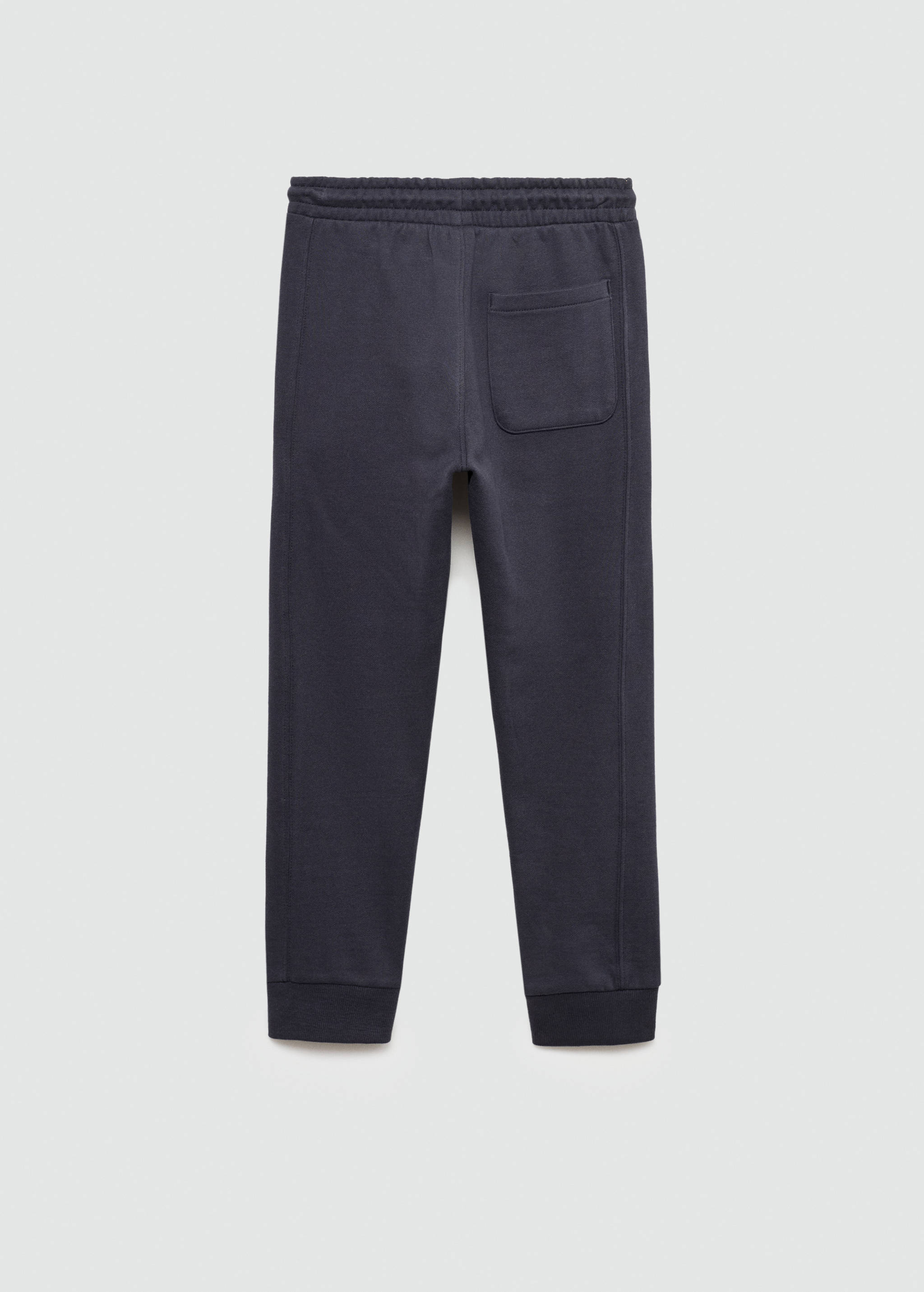 Cotton jogger trousers with pockets - Reverse of the article