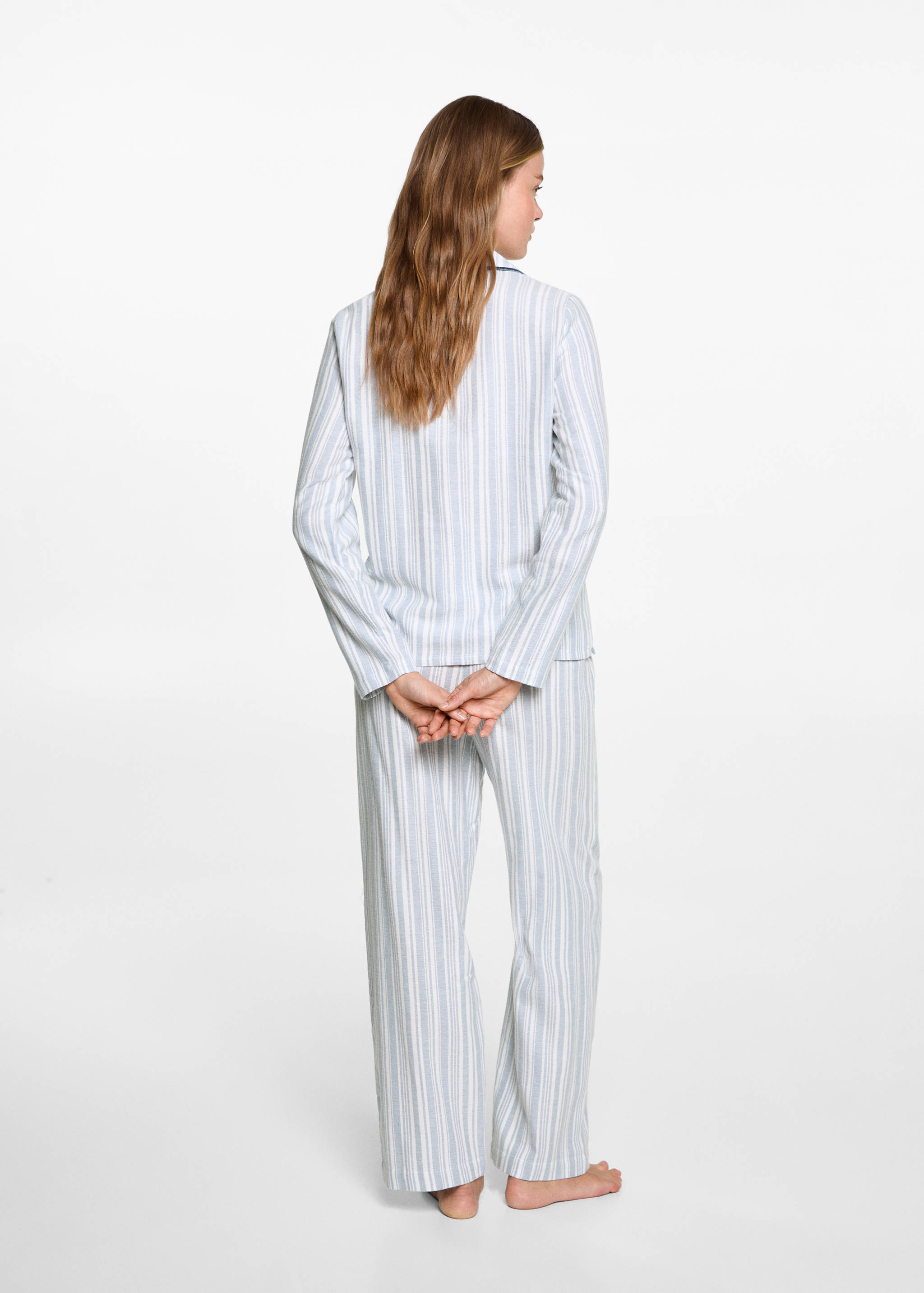 Striped long pyjamas - Reverse of the article