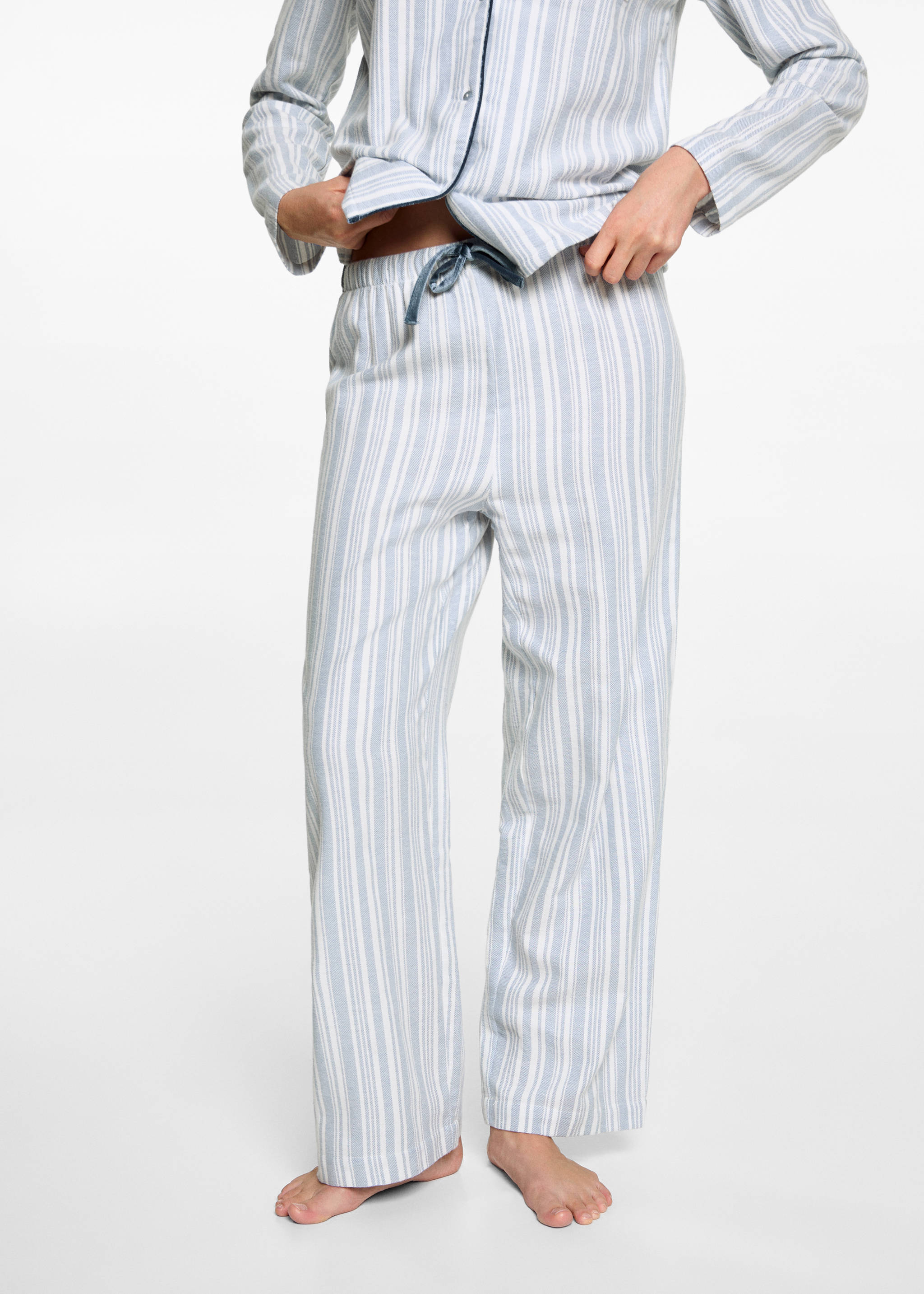 Striped long pyjamas - Details of the article 6
