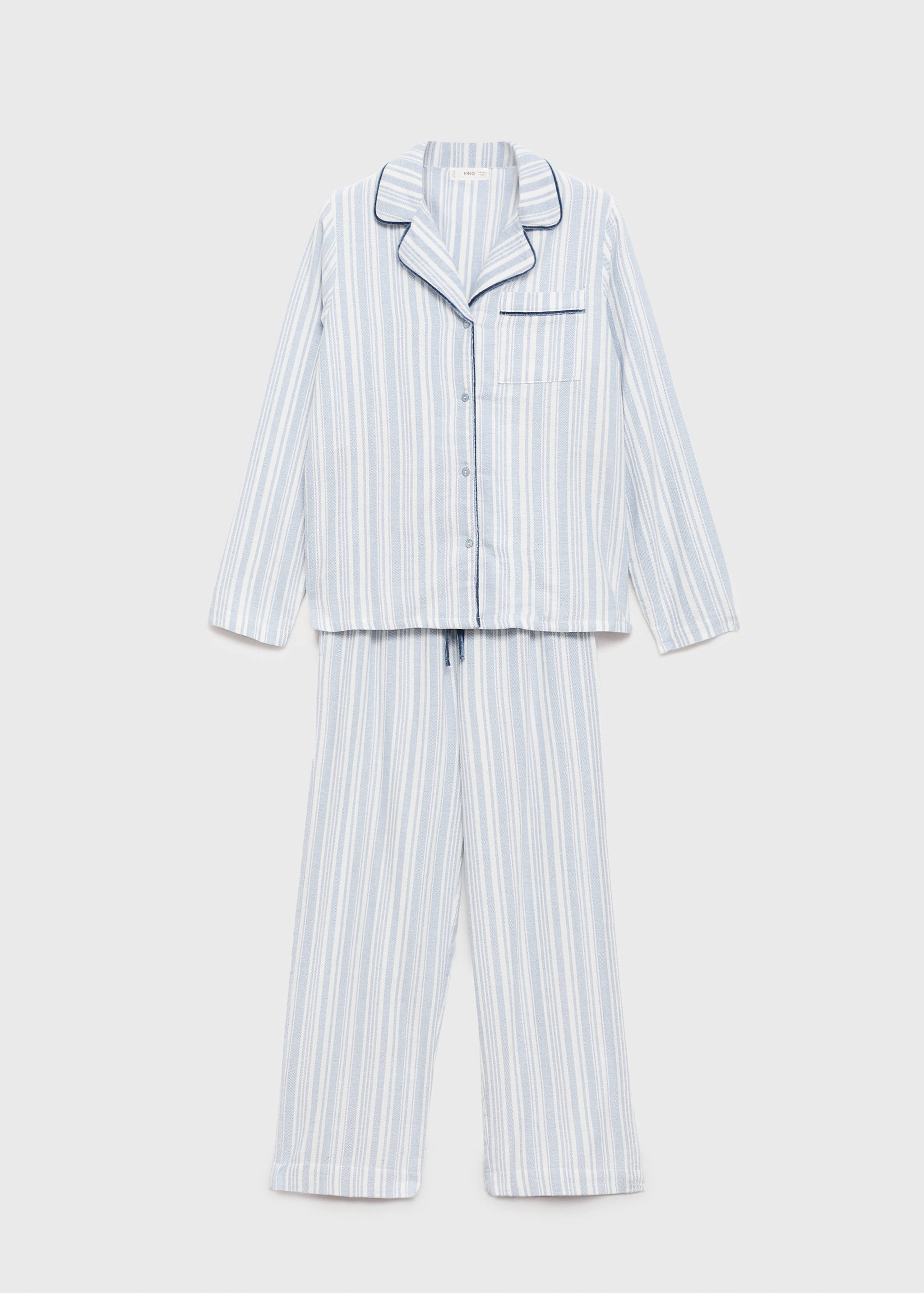 Striped long pyjamas - Article without model