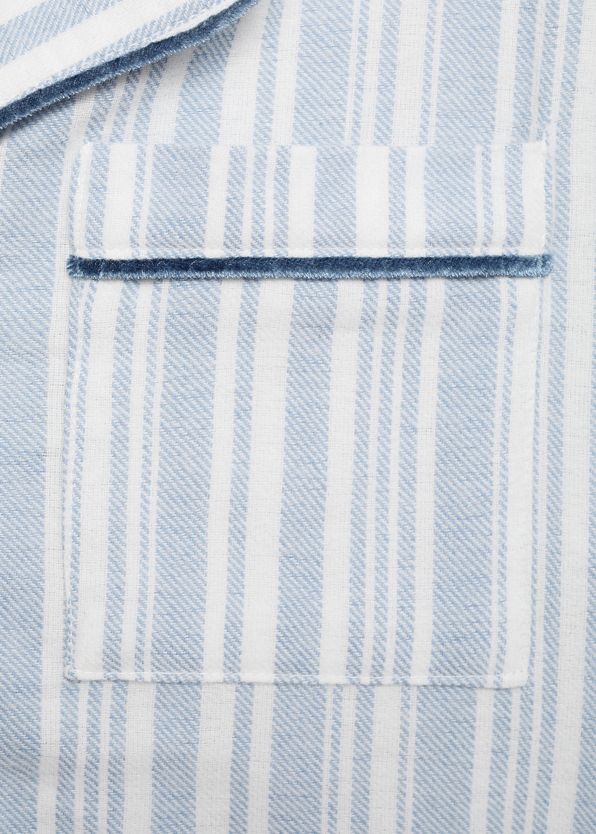 Striped long pyjamas - Details of the article 8