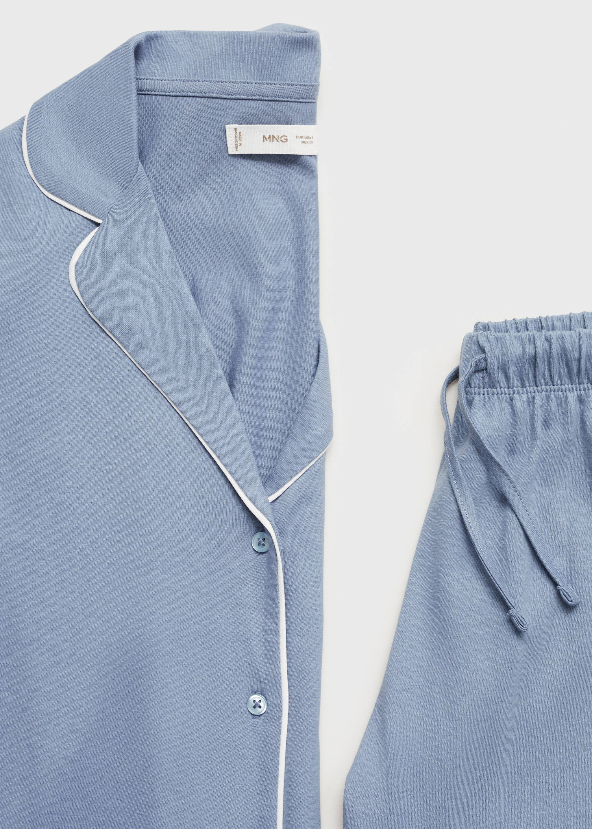 Cotton long pyjamas - Details of the article 8